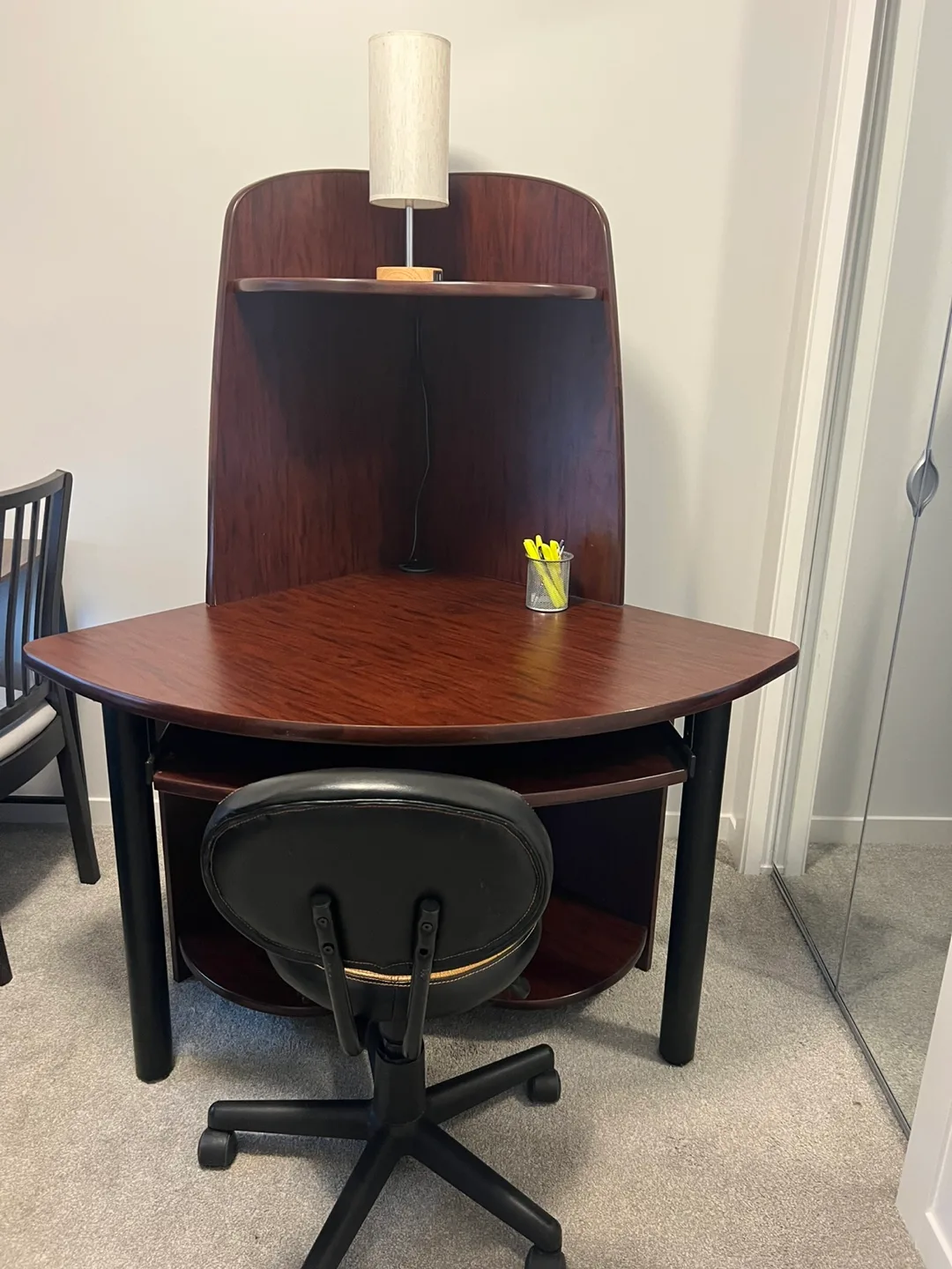 Corner Computer Desk with Chair image indicator(5)