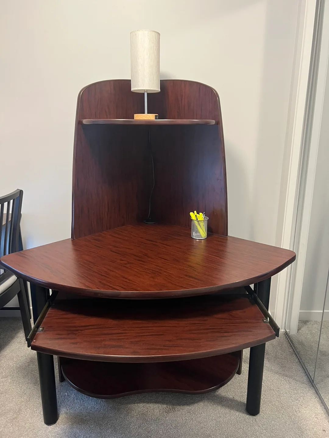 Corner Computer Desk with Chair image indicator(7)