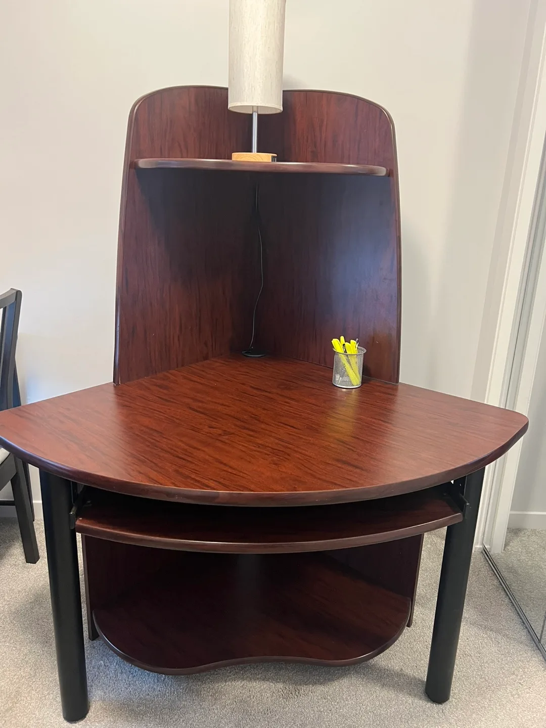 Corner Computer Desk with Chair image indicator(9)