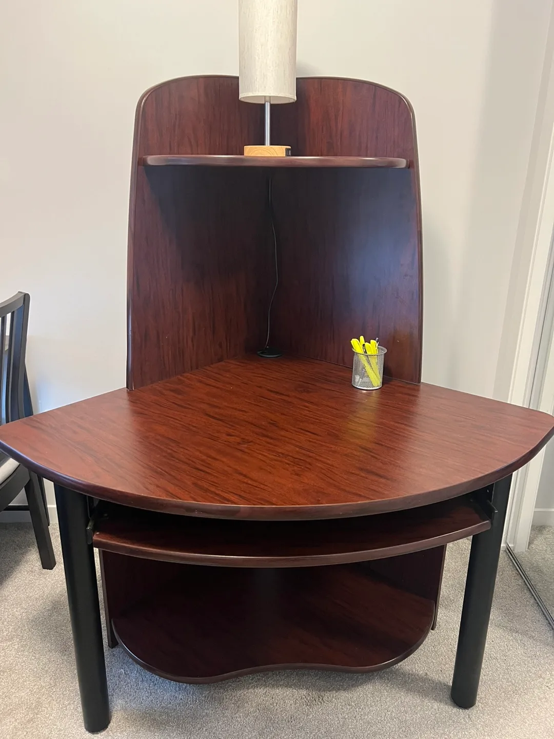 Corner Computer Desk with Chair image indicator(10)