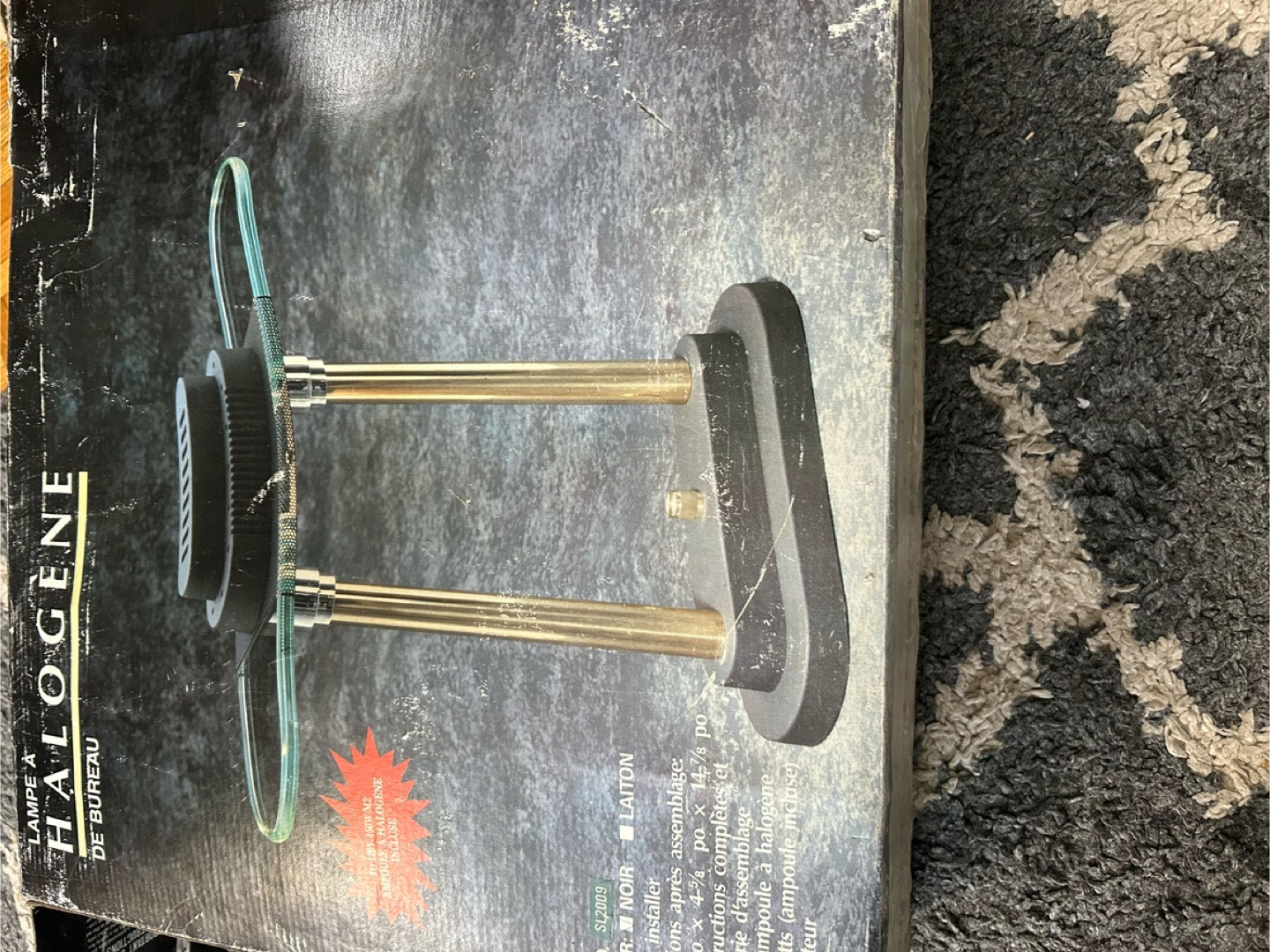 Vintage Halogen Desk Lamp - New in Box - photo 2