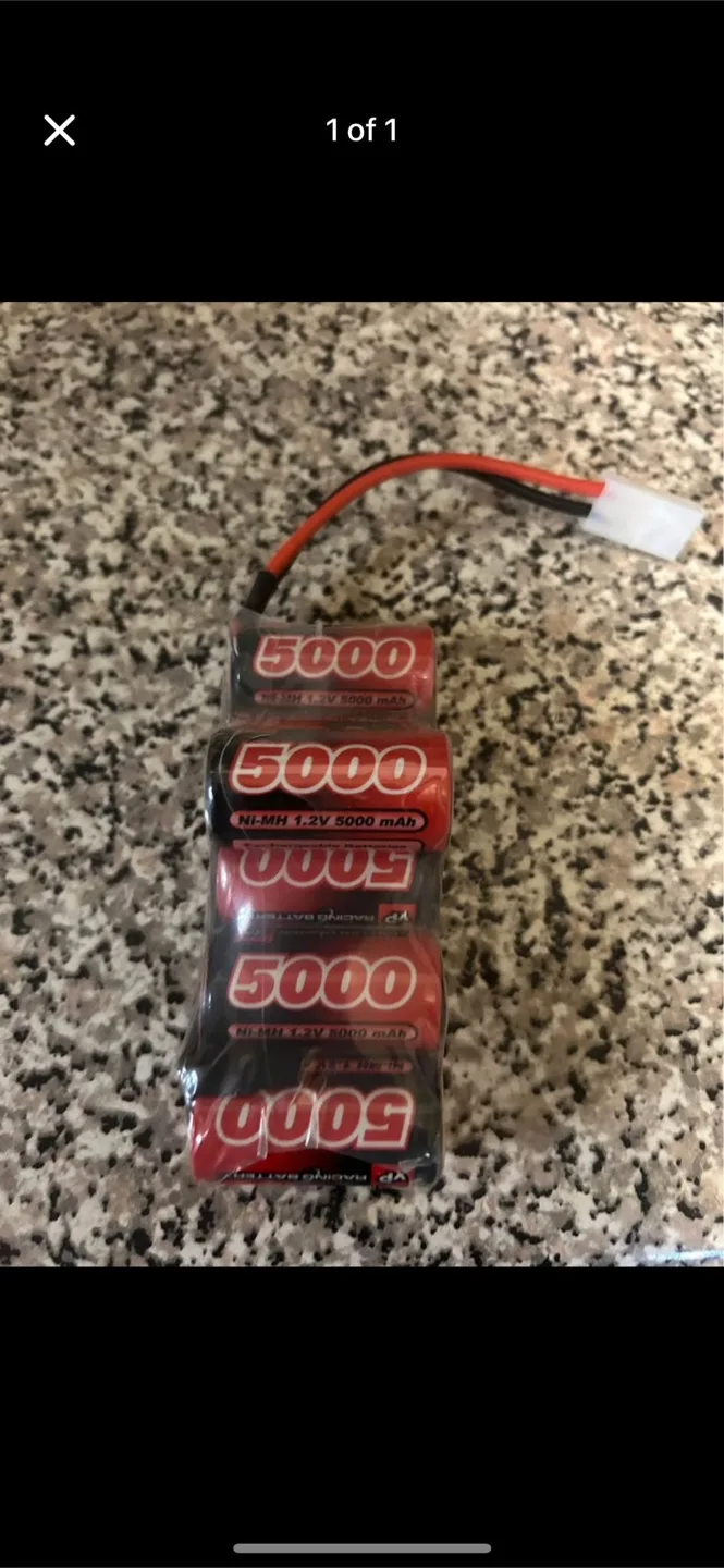 4 Pack Ni-MH 1.2V 5000 mAh Rechargeable Batteries thumbnail