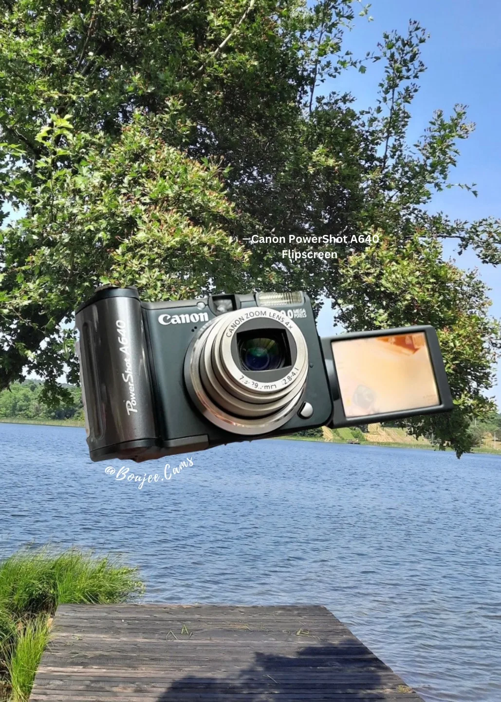 Canon PowerShot A640 Digital Camera Flip Screen thumbnail
