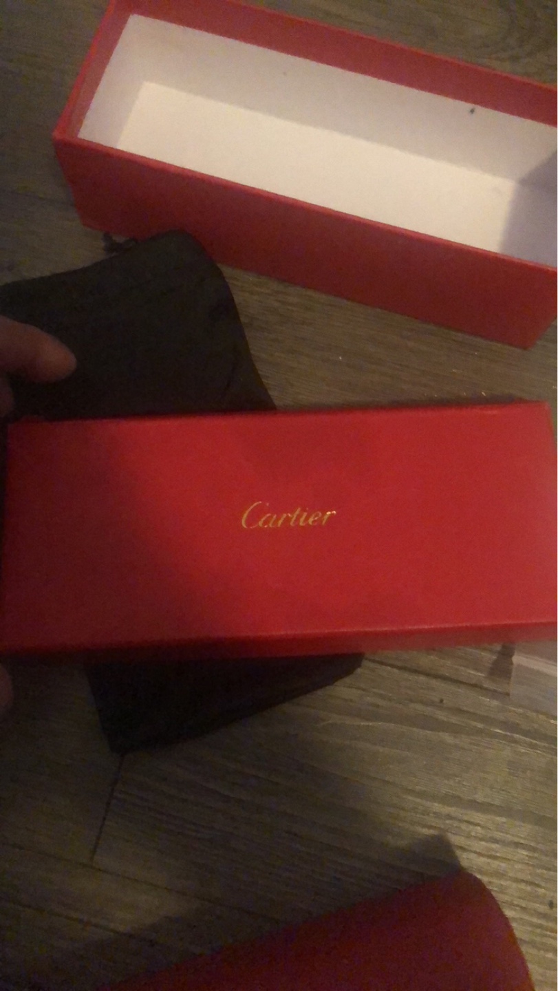 Cartier Orange tinted and wood sunglasses - photo 4