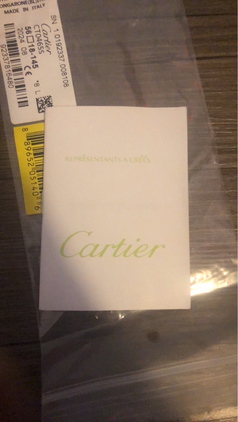 Cartier Orange tinted and wood sunglasses - photo 5
