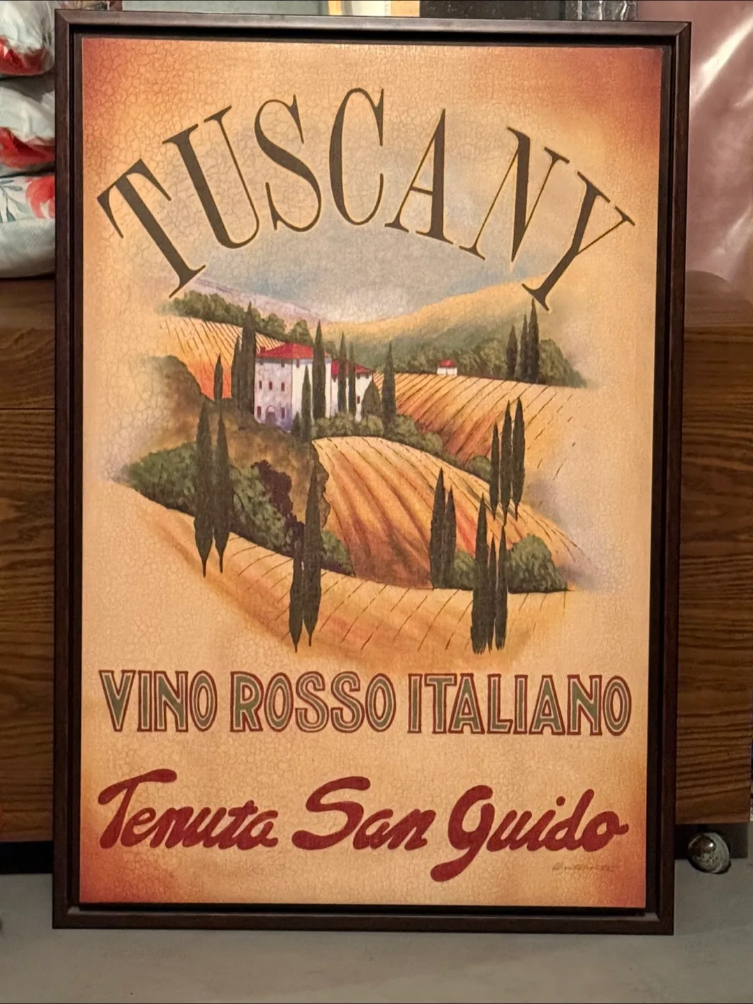 Tuscan Wine Country Framed Wall Art thumbnail
