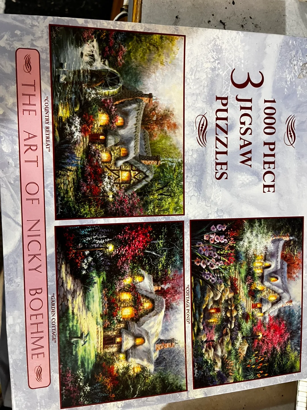 3-Pack Nicky Boehme 1000-Piece Jigsaw Puzzles