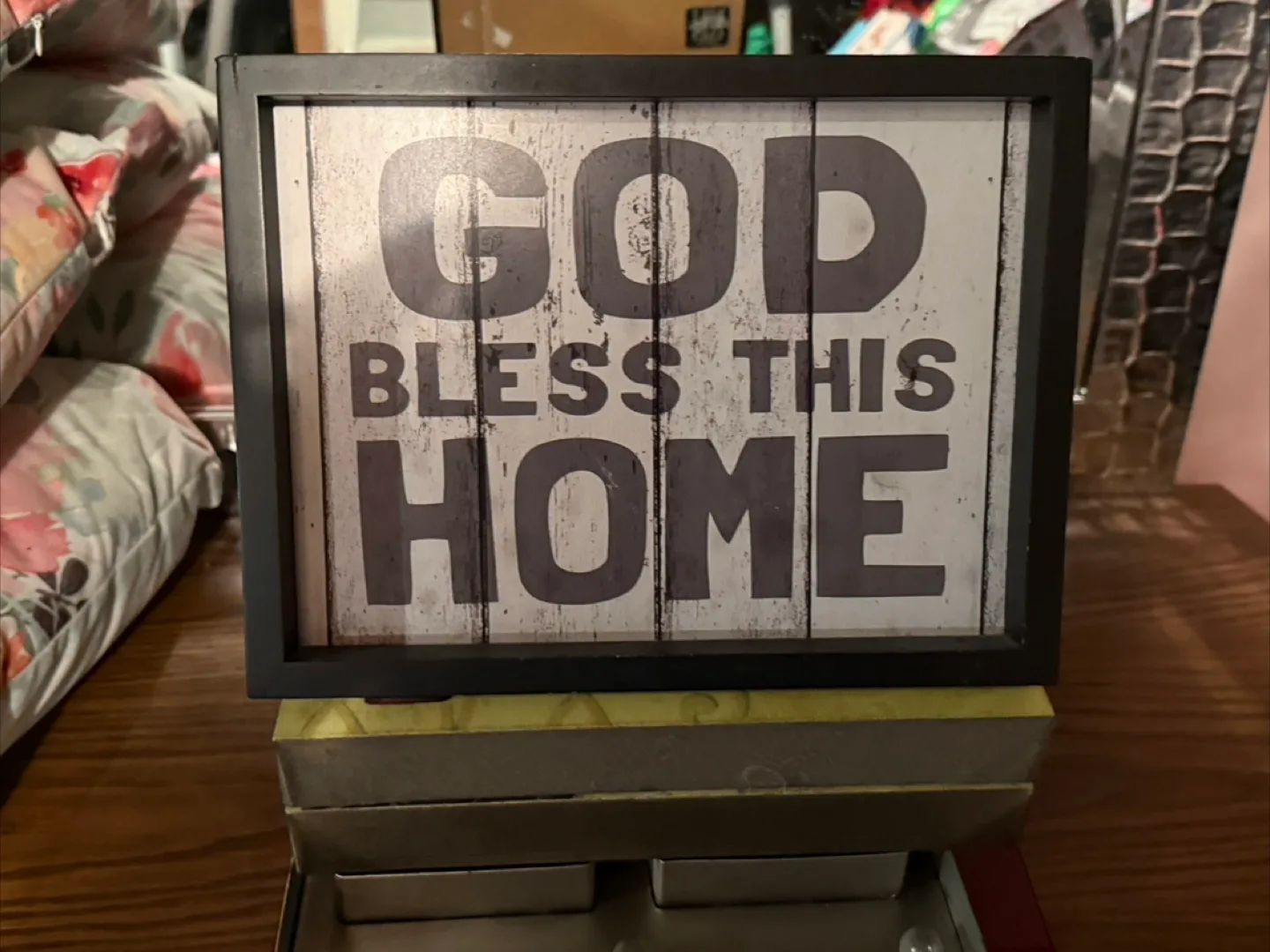 God Bless This Home Framed Sign thumbnail