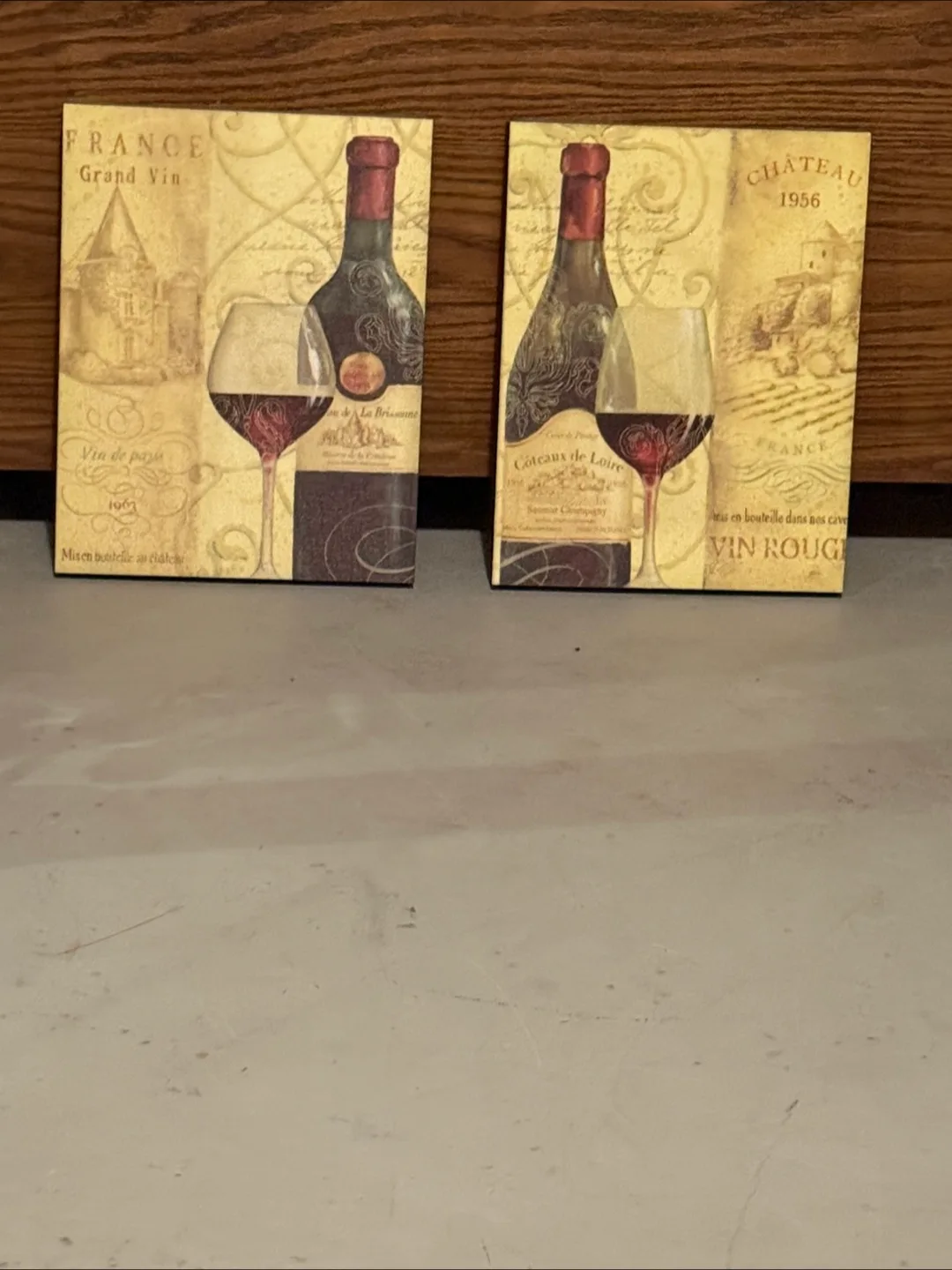 Pair of Wine-Themed Wall Art Prints thumbnail
