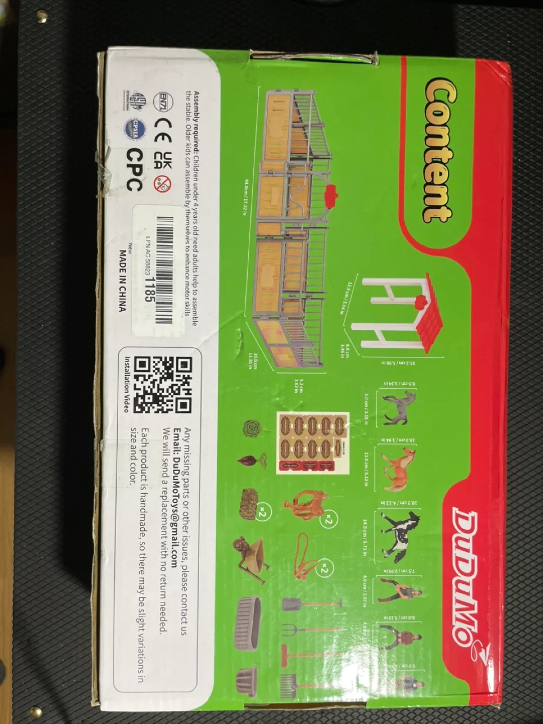 DuDuMo Horse Playset with 3 Horses and Stable image indicator(3)