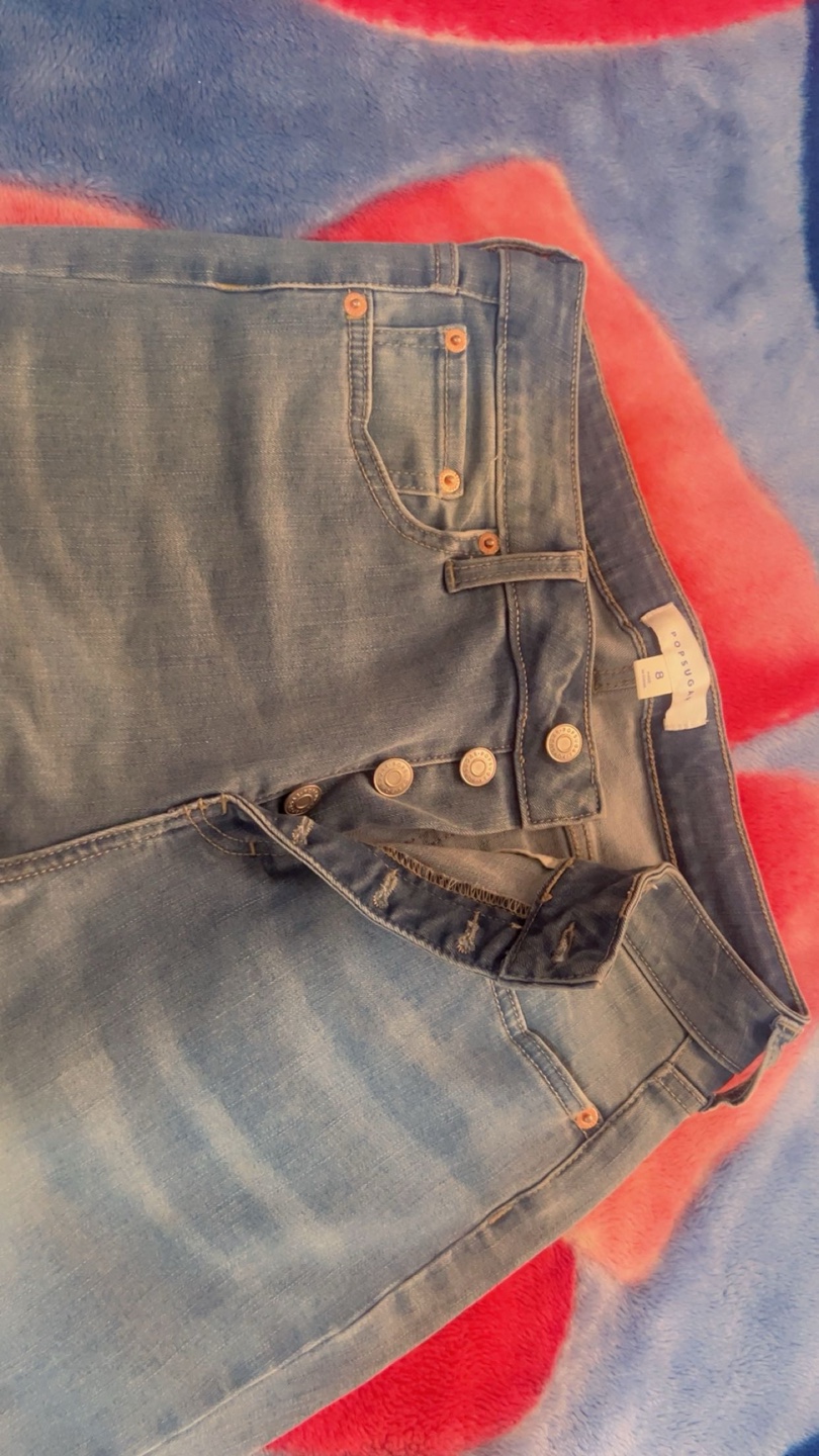 Popsugar Light Wash Jeans Size 8 - photo 2
