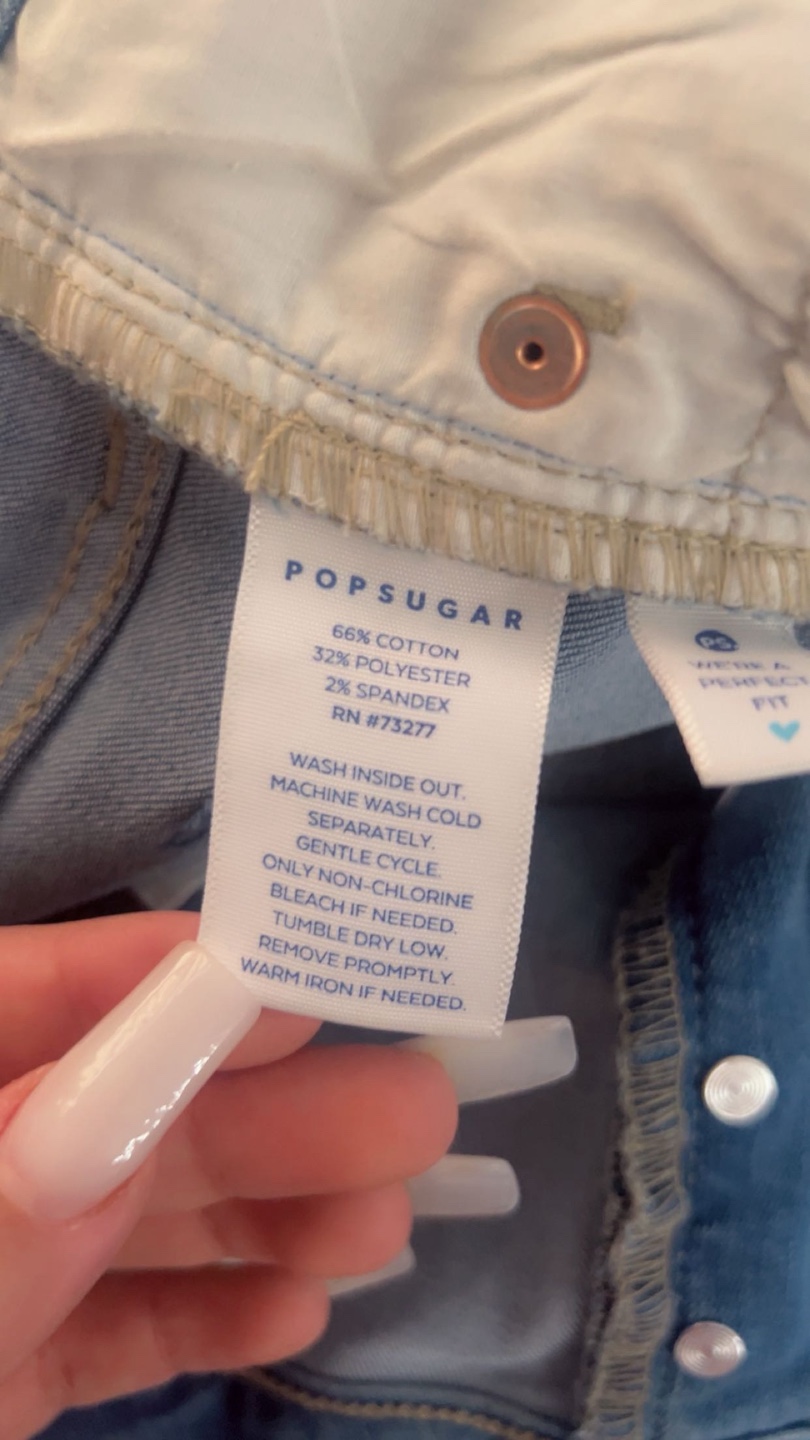 Popsugar Light Wash Jeans Size 8 - photo 4