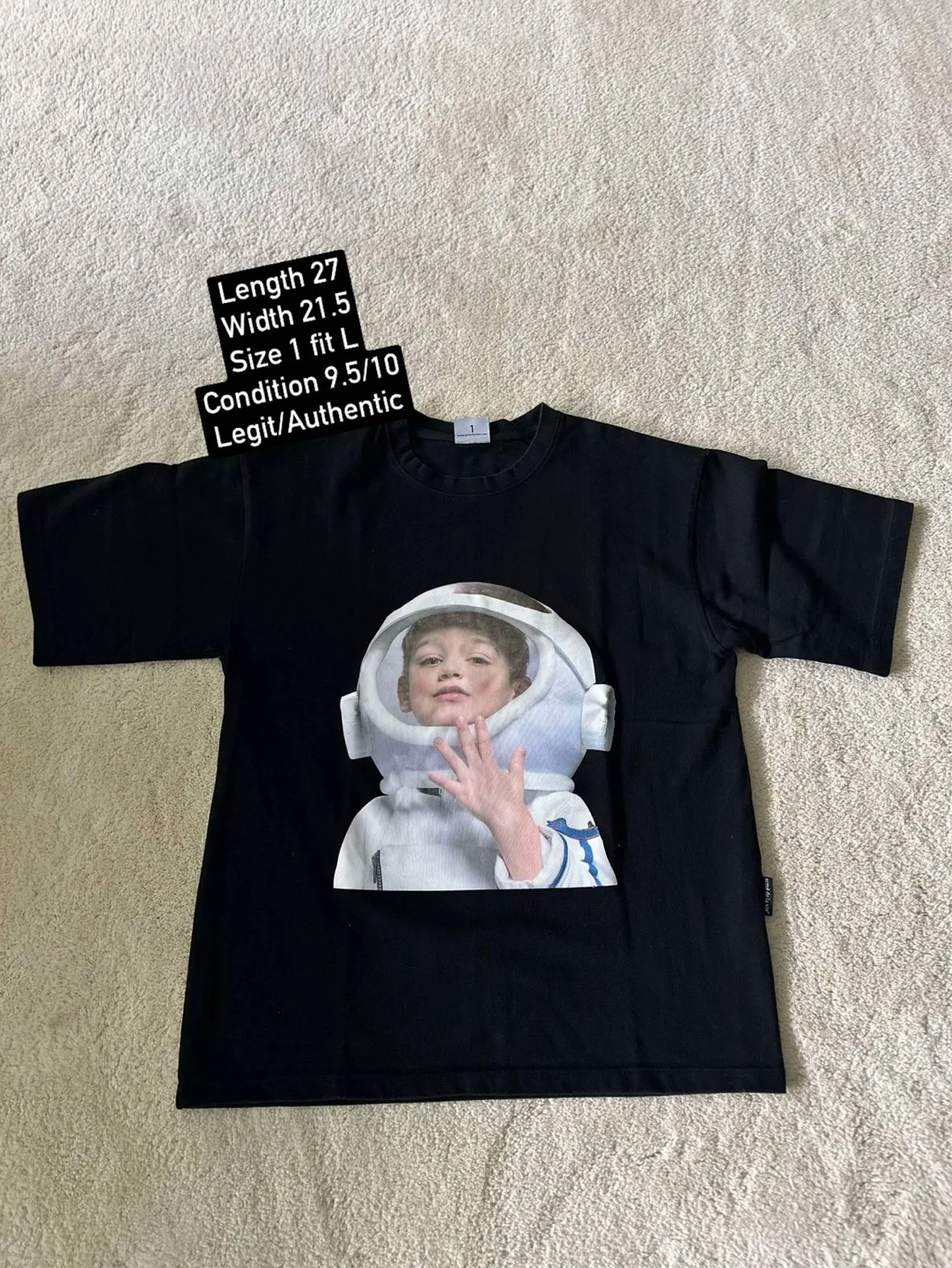 Acme de la Vie ADLV Astronaut Graphic T-Shirt - Size L thumbnail