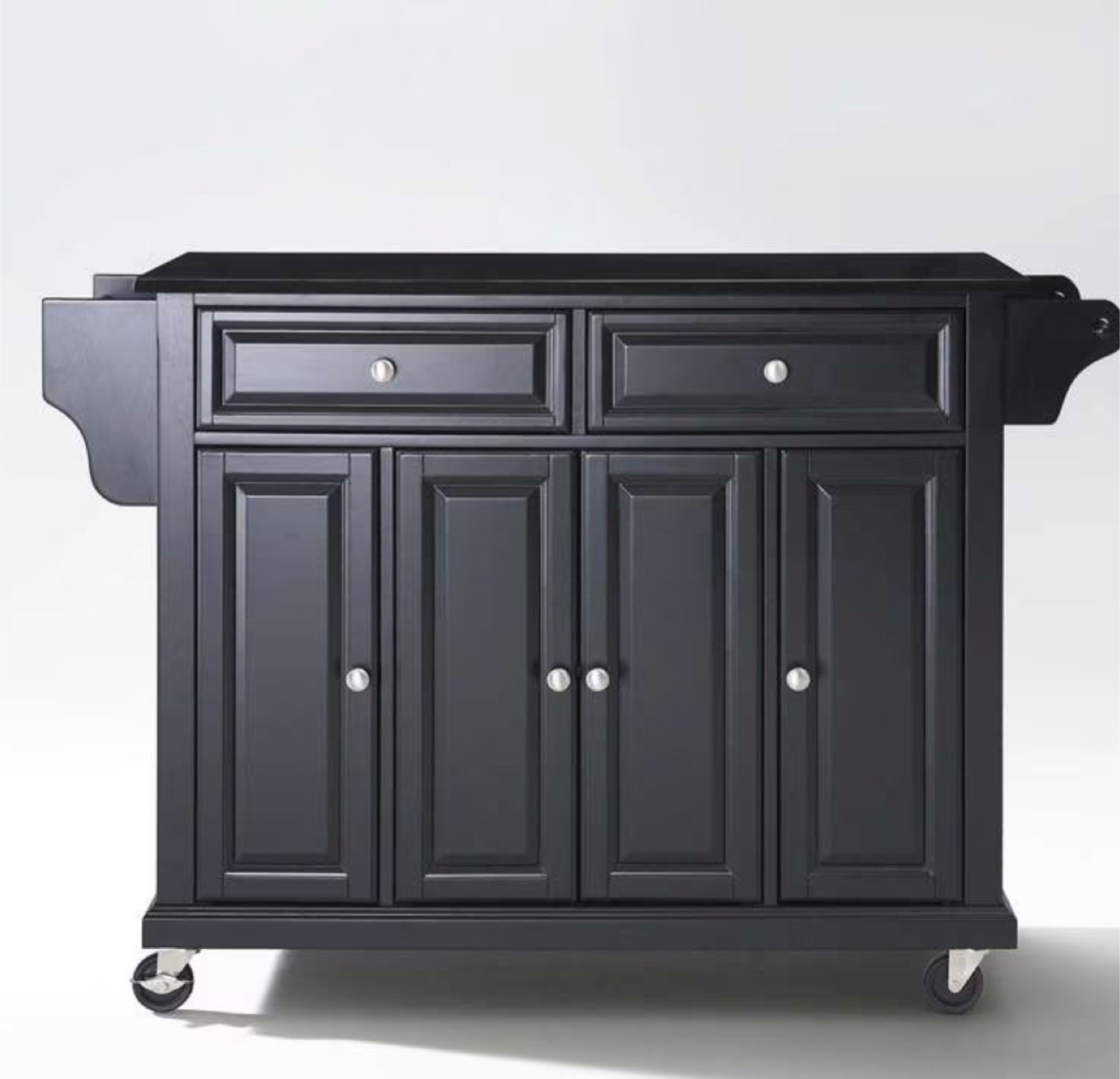 Crosley Kitchen Island Cart - Black - Model #cf3001-bk