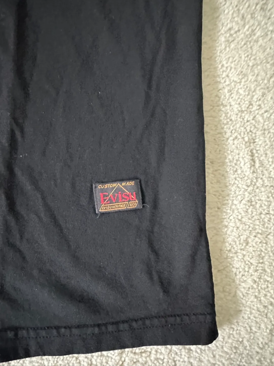 Evisu Black T-Shirt image indicator(6)