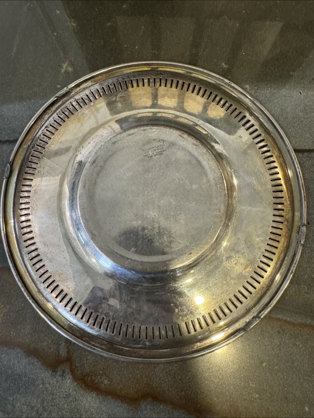 Vintage Viking Silver-Plated Decorative Plate - photo 3