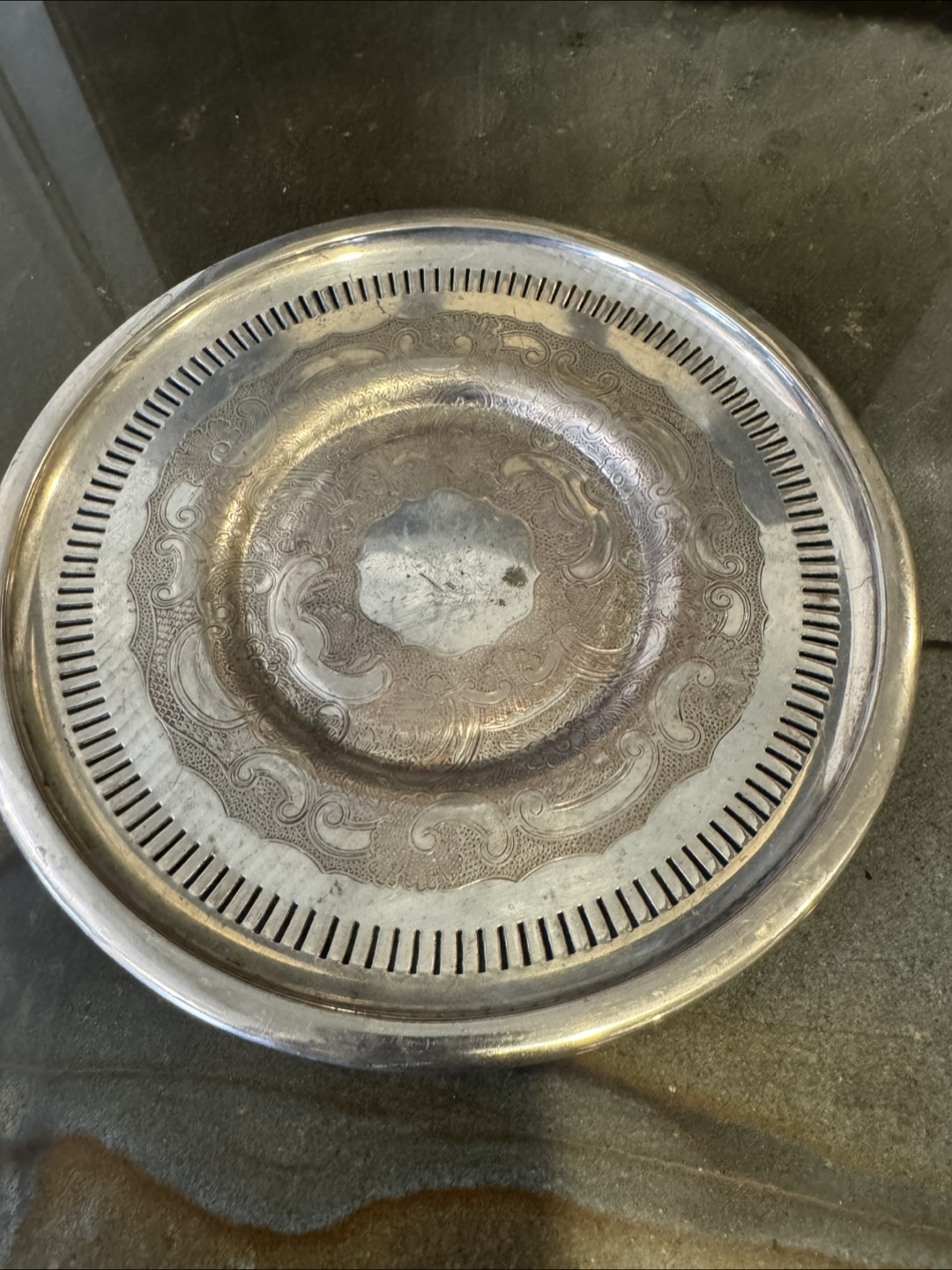 Vintage Viking Silver-Plated Decorative Plate - photo 5