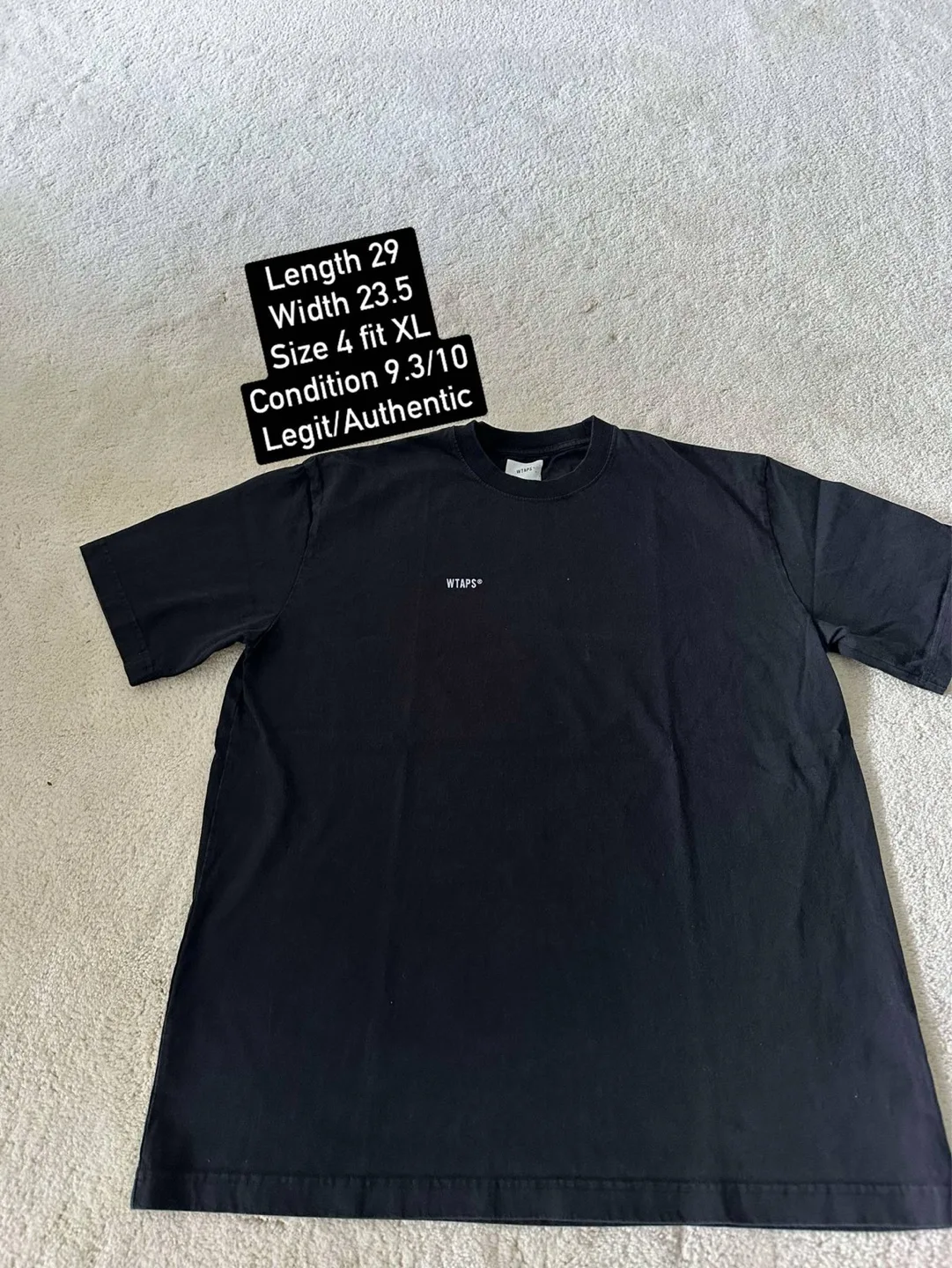 WTAPS Black T-Shirt