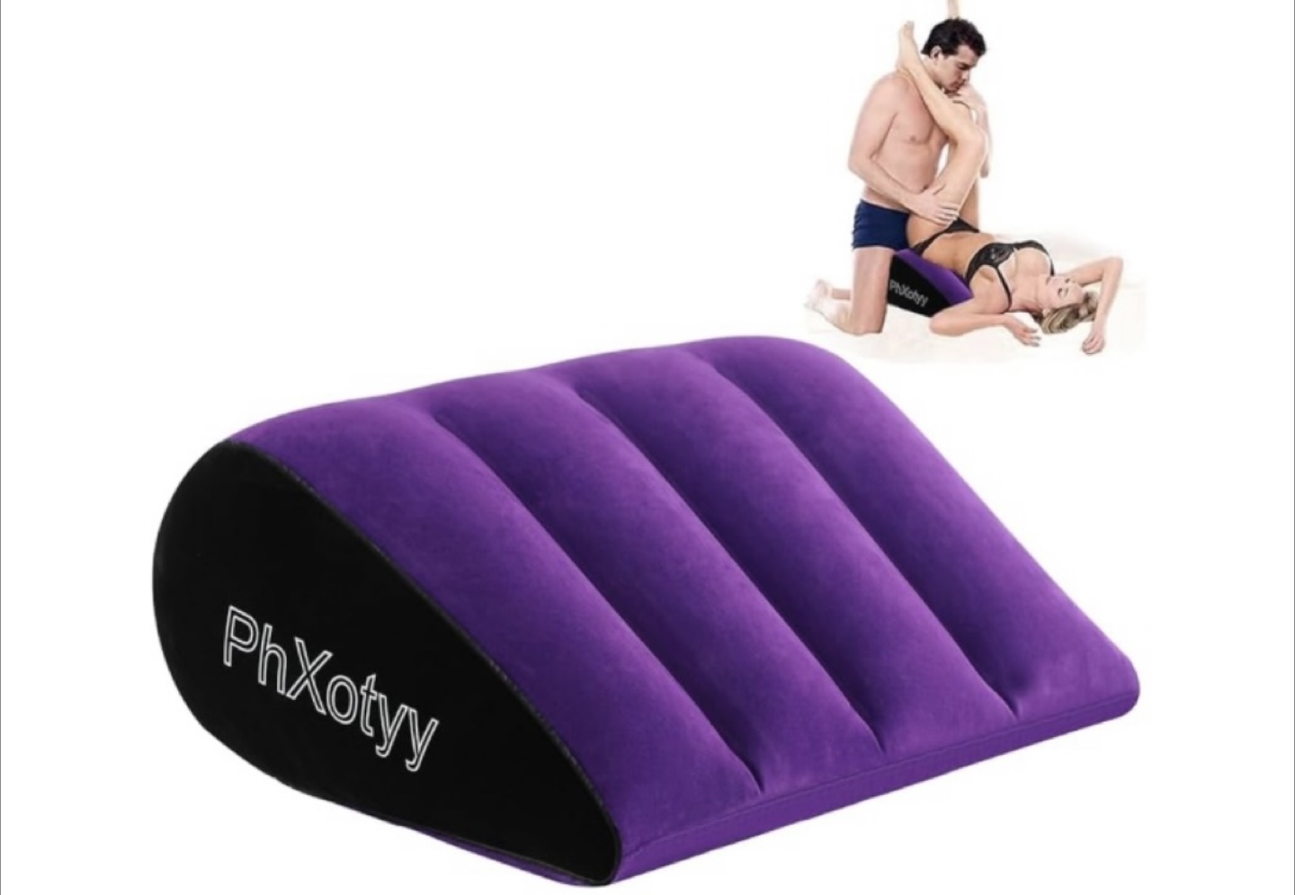 Purple Inflatable Wedge Pillow