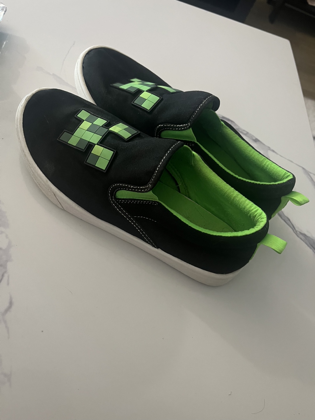 Minecraft Creeper Slip-On Shoes size 7 youth - photo 4