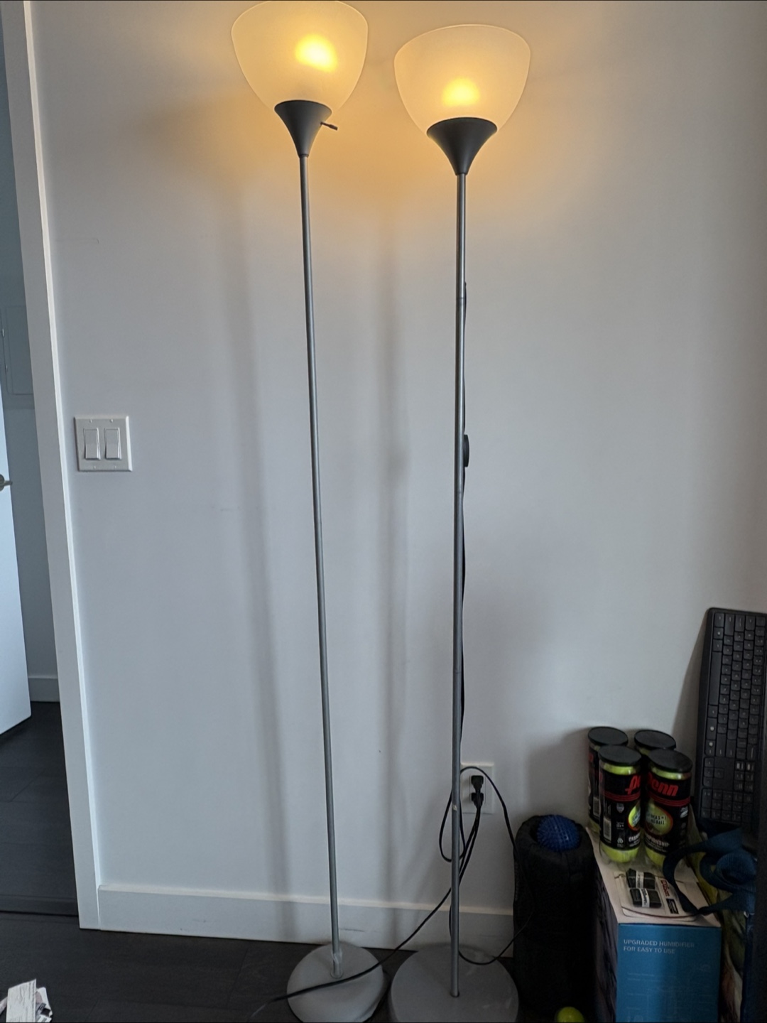 2 Ikea Modern Floor Lamps
