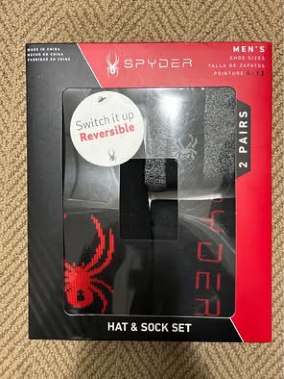 Spyder Men's Hat & Sock Set #freecycle