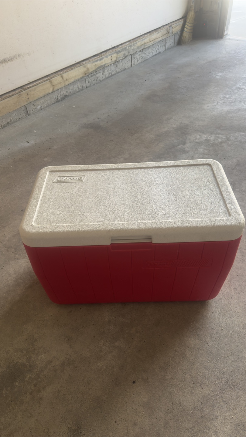 Coleman Red Cooler