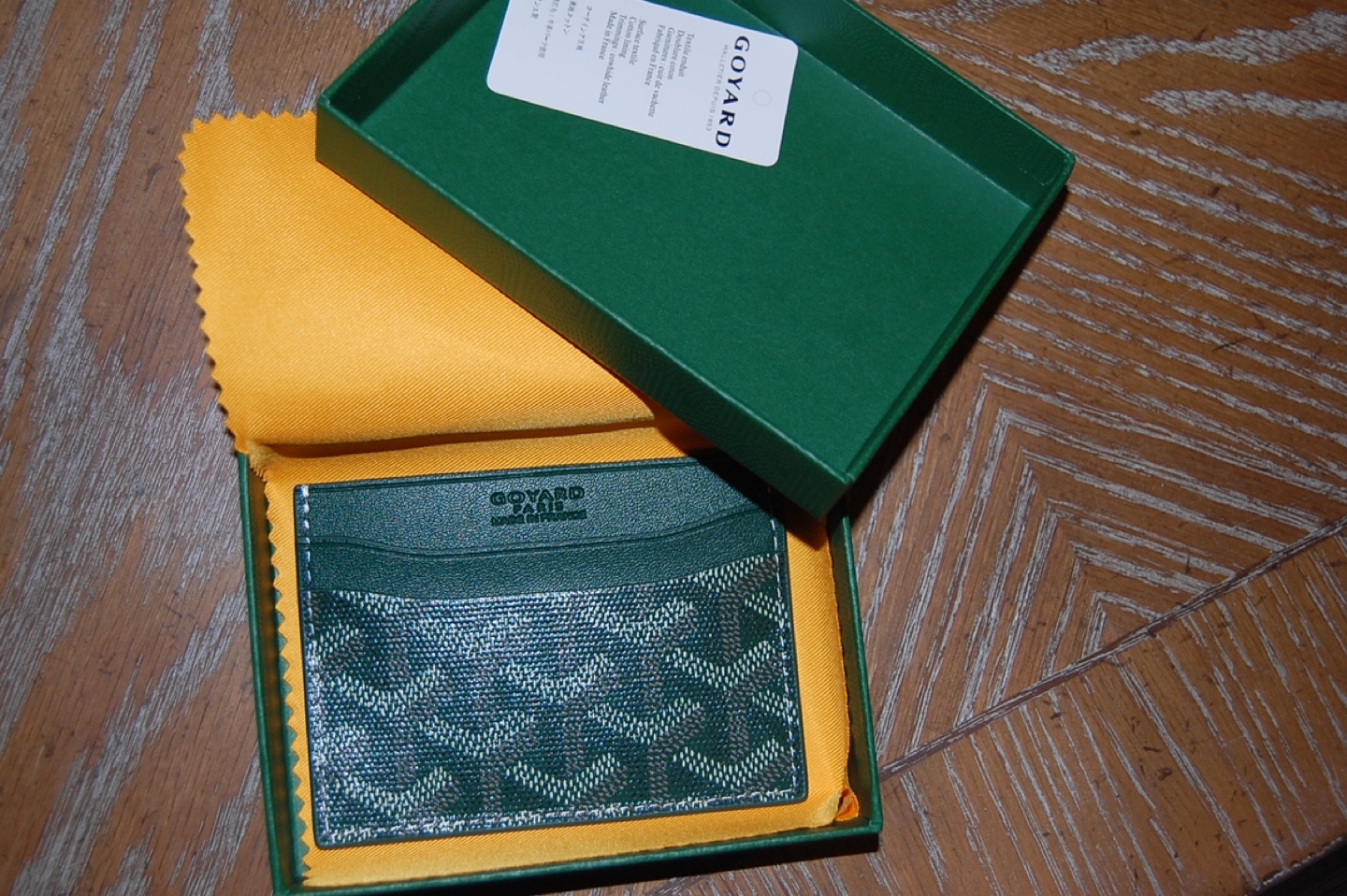 GOYARD Card Holder - Green - photo 3