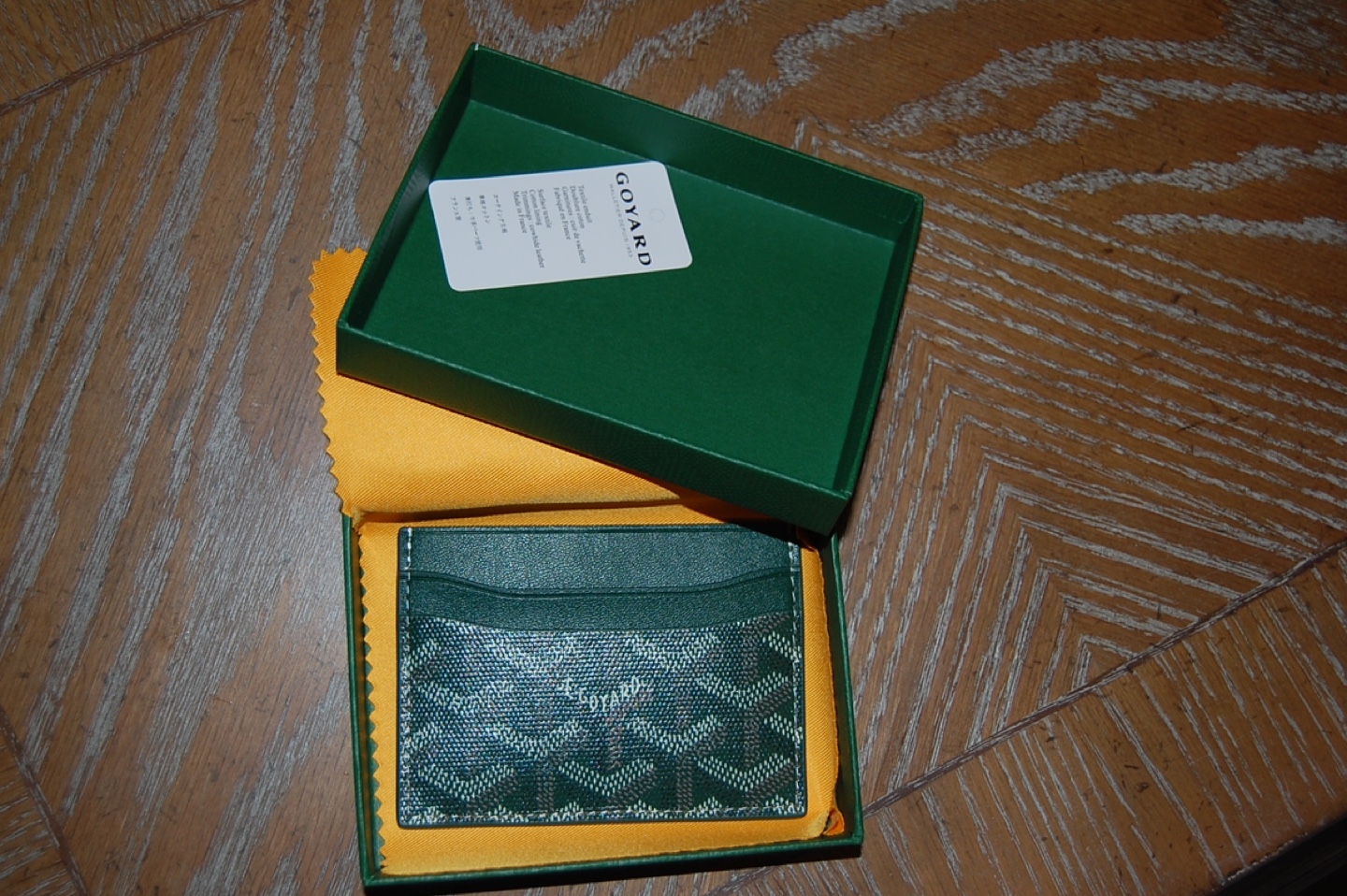 GOYARD Card Holder - Green - photo 2