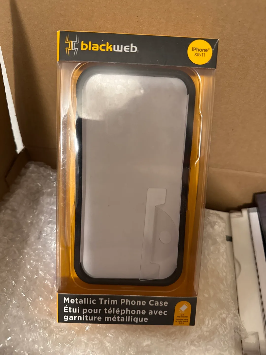 Blackweb Metallic Trim Phone Case for iPhone XR/11 thumbnail