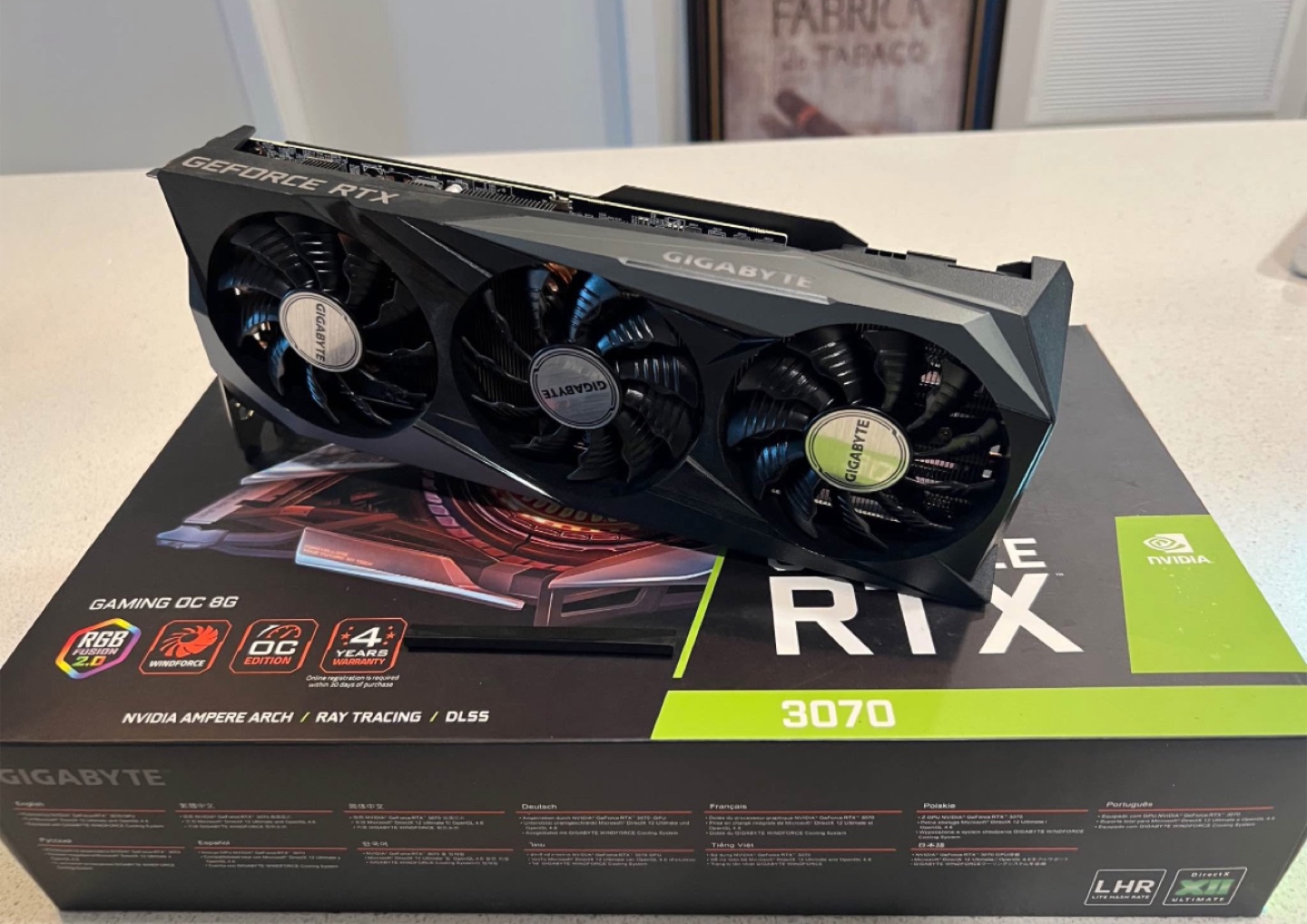 Gigabyte GeForce RTX 3070 Graphics Card