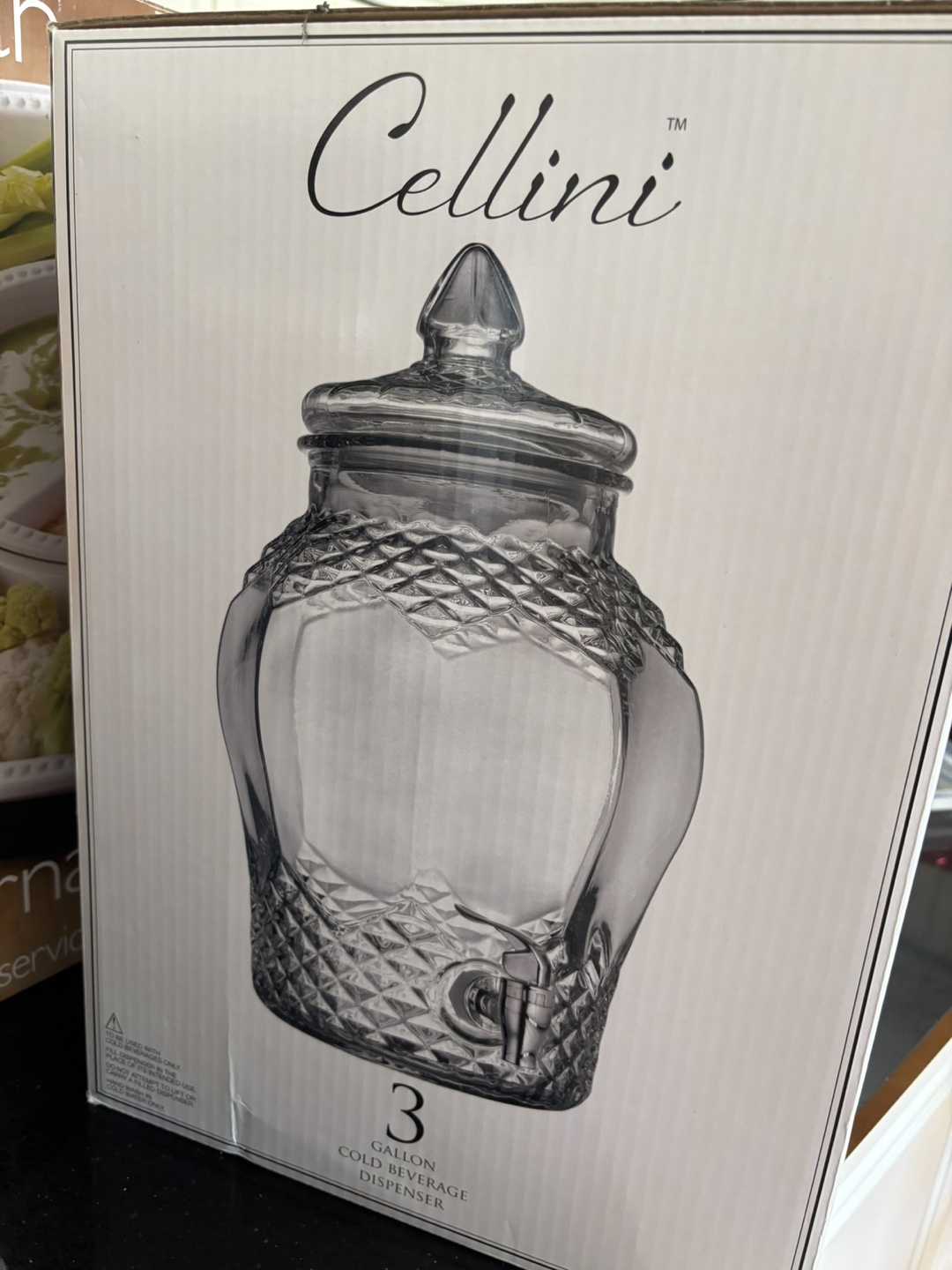 Cellini 11.3 Litre Glass Beverage Dispenser