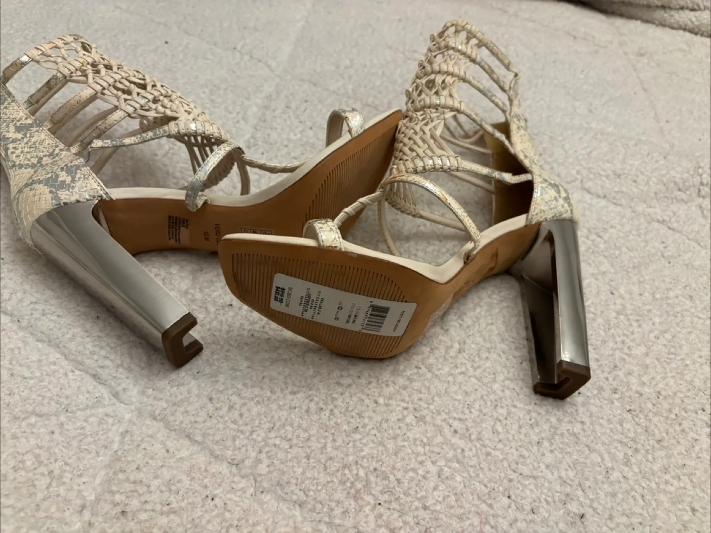 BCBG Snakeskin-print High Heels image indicator(4)