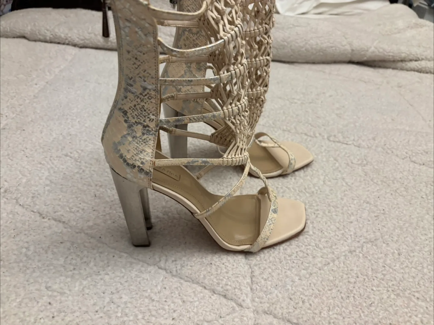 BCBG Snakeskin-print High Heels image indicator(3)