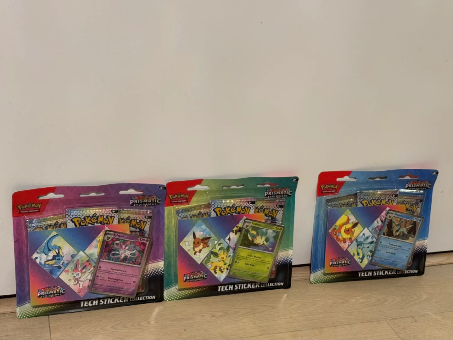 Prismatic evolutions tech stickers full set thumbnail