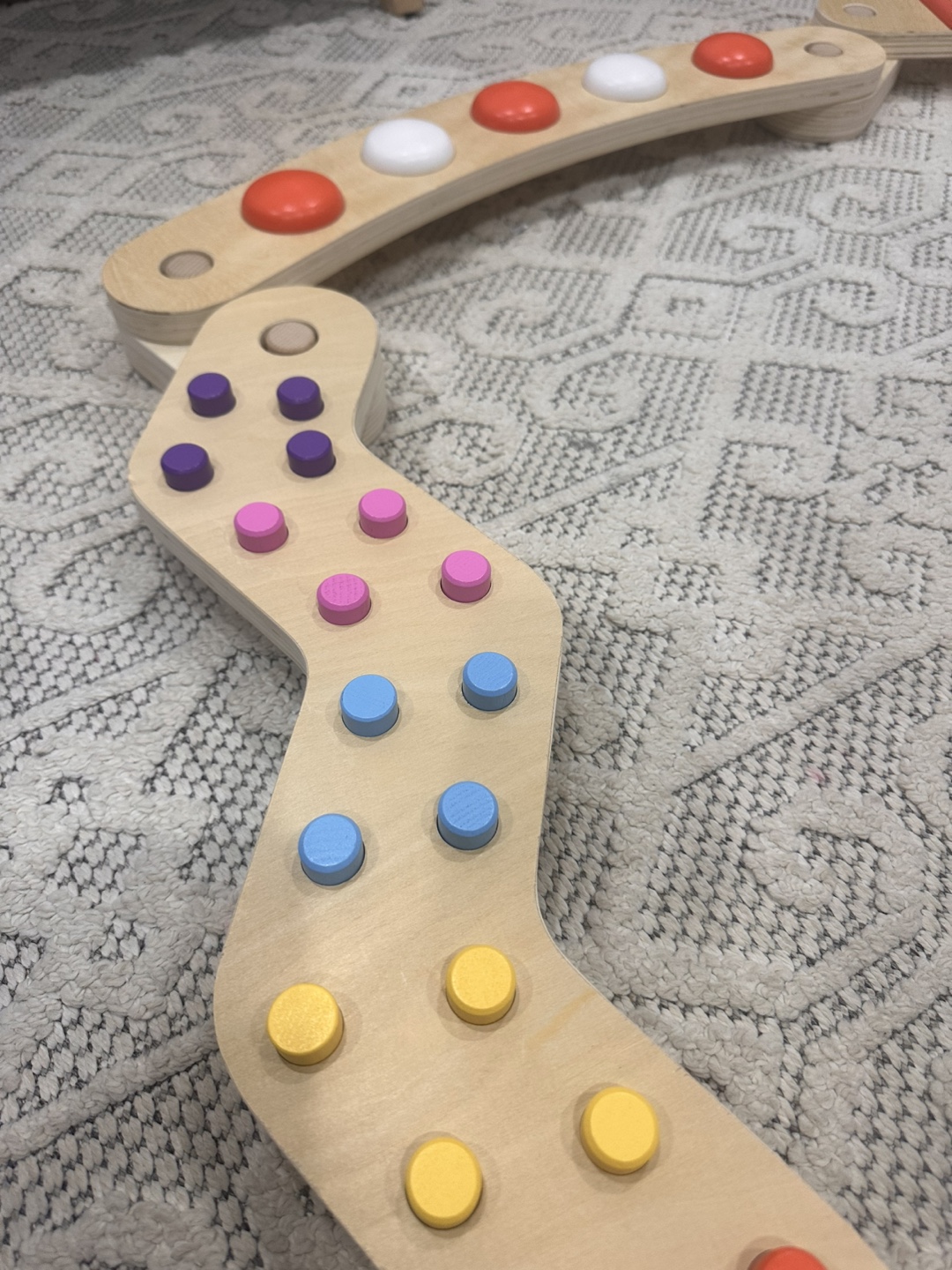 Wooden Toddler Rainbow Path & Sensory Toy - photo 2