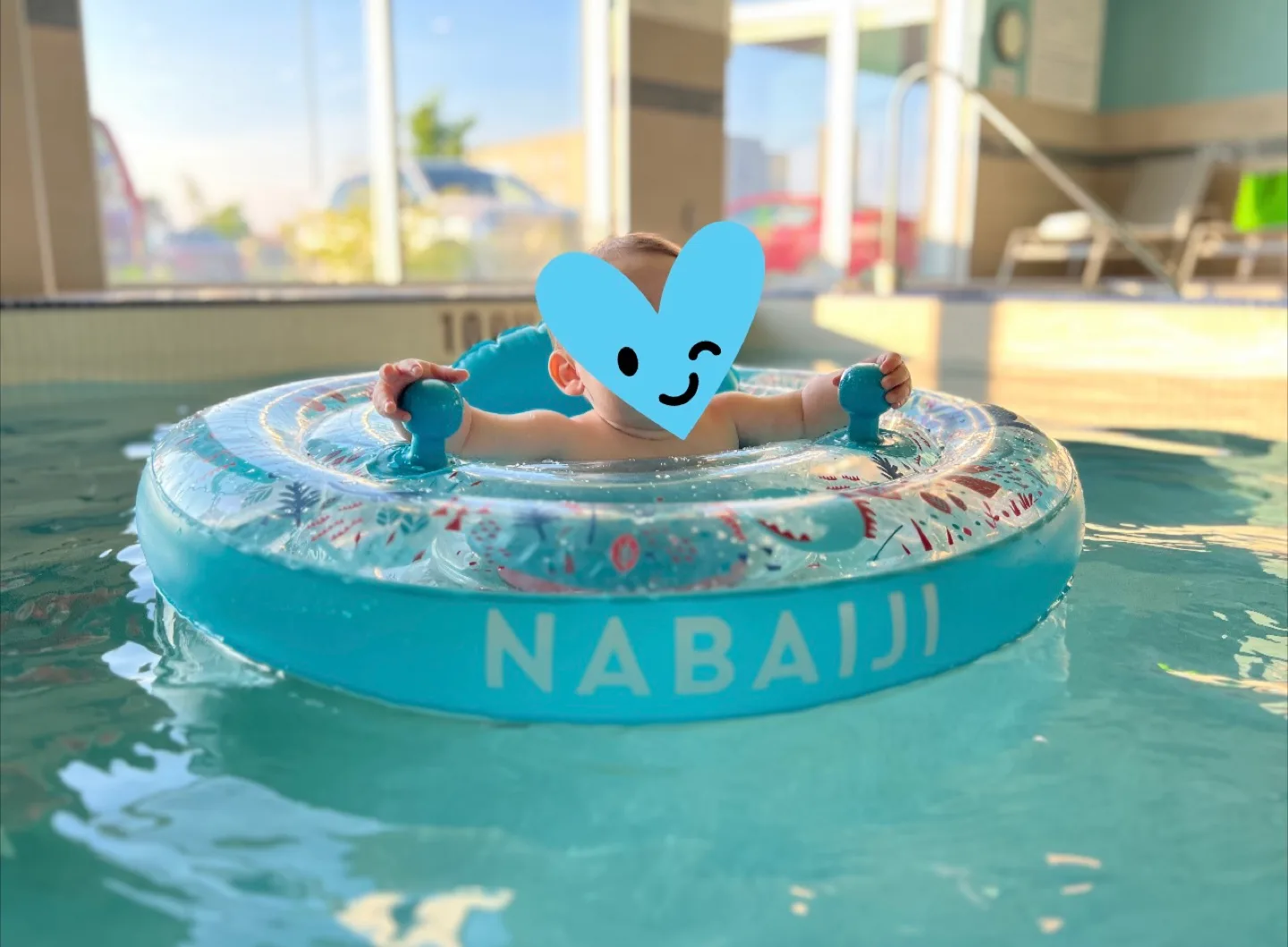 Nabaiji Inflatable Baby Pool Ring image indicator(2)