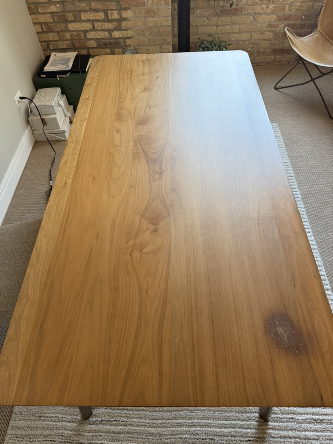 Mid Century Modern Wood Dining Table - photo 3