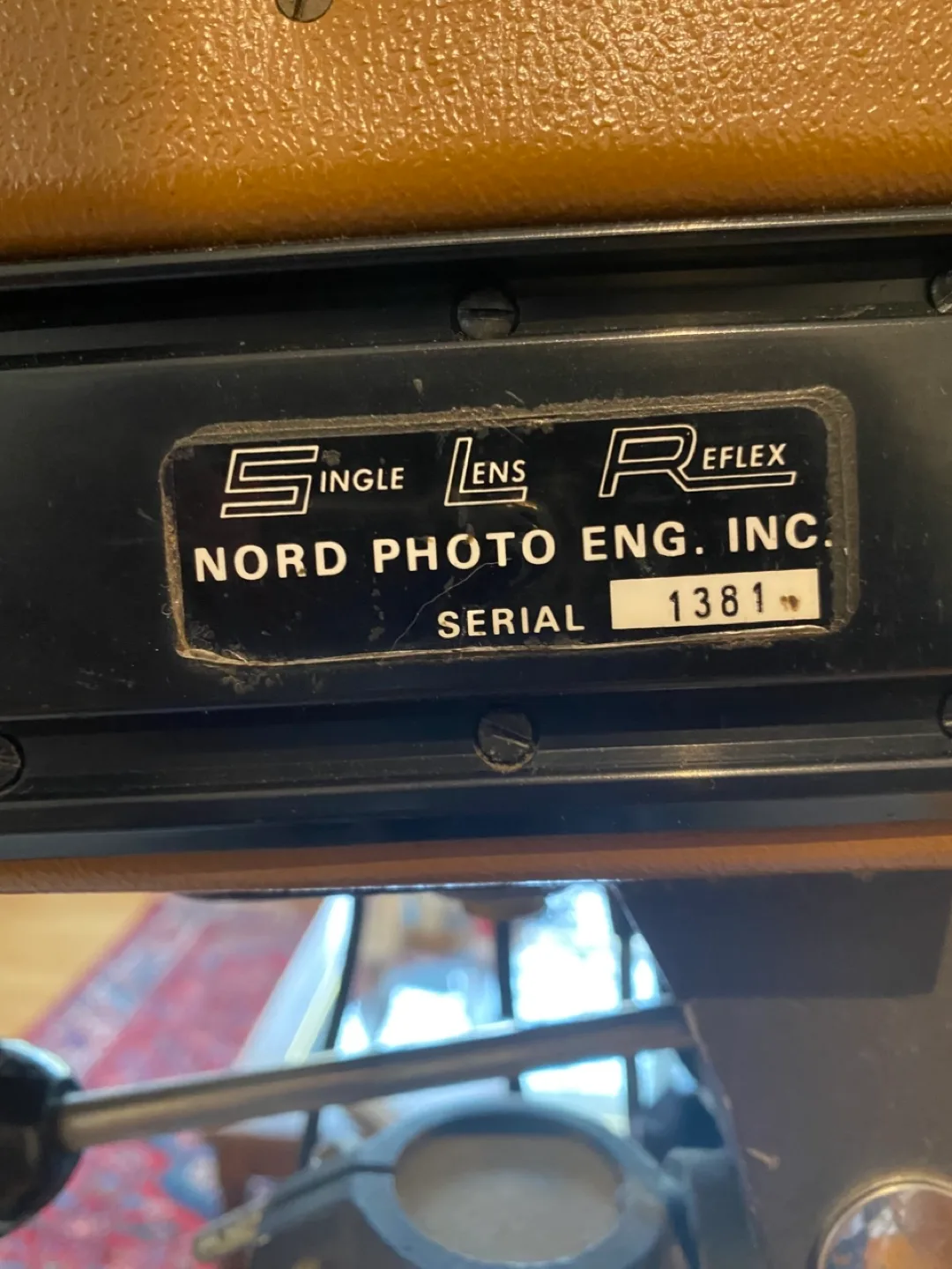 Vintage Nord Photo Eng. Inc. SLR Camera with Tripod and Case image indicator(4)