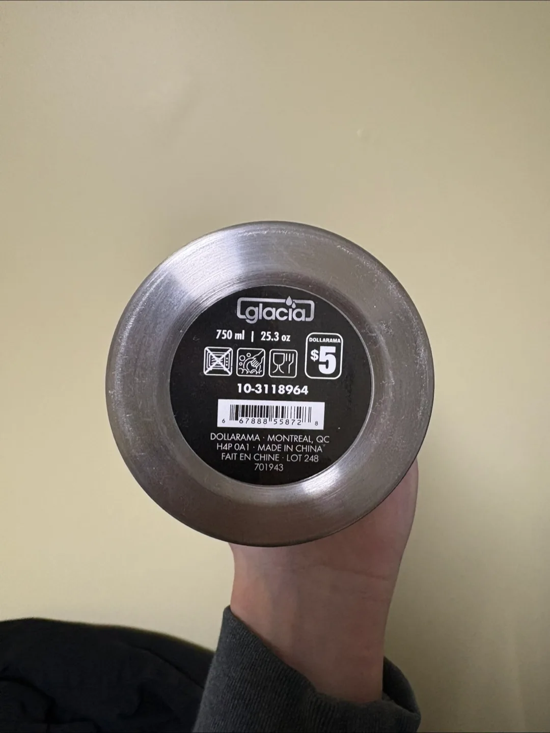 Glacia Double Wall Bottle - 750ml Stainless Steel Thermos image indicator(2)