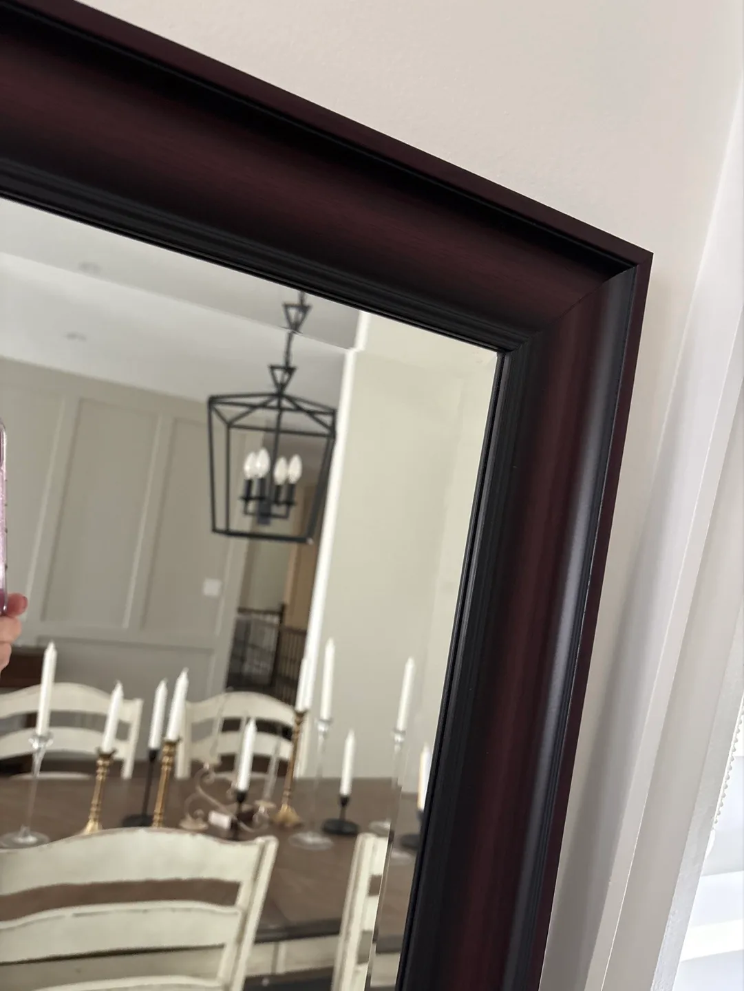 Full-Length Mirror with Dark Brown Frame image indicator(3)