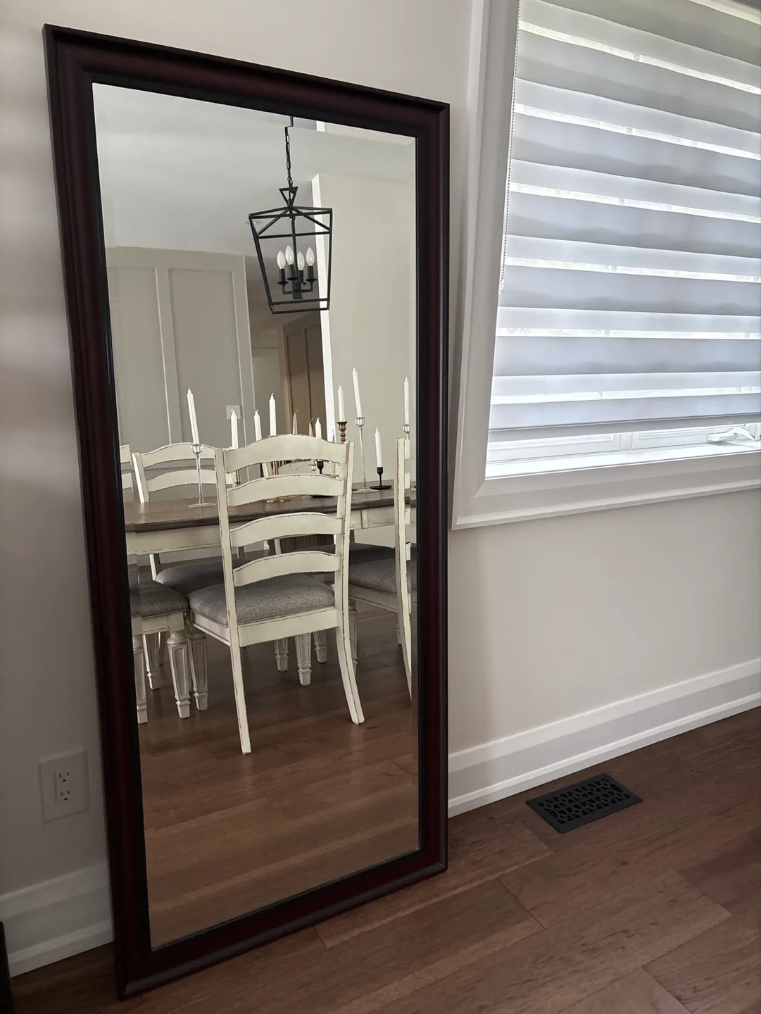 Full-Length Mirror with Dark Brown Frame image indicator(2)