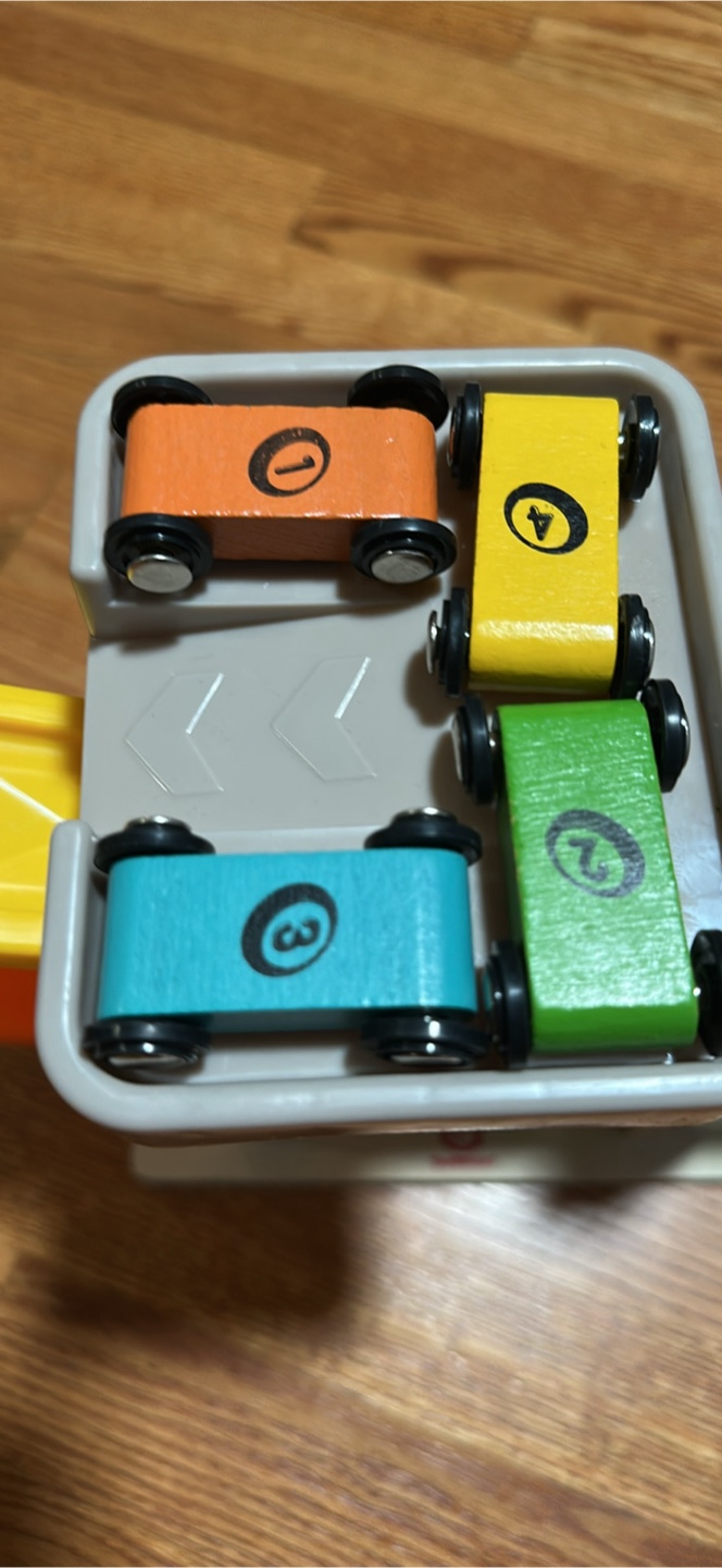 Top Bright Wooden Race Track Car Ramp Racer Toy - photo 3