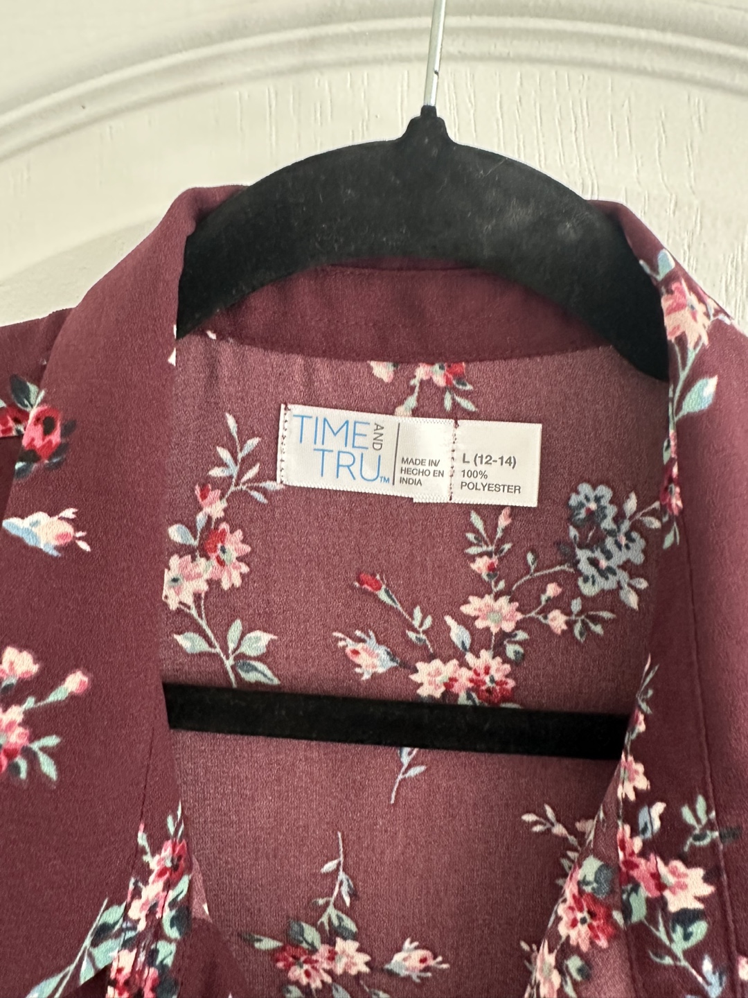 Time and Tru Women's Floral Dress Size L (12-14)
