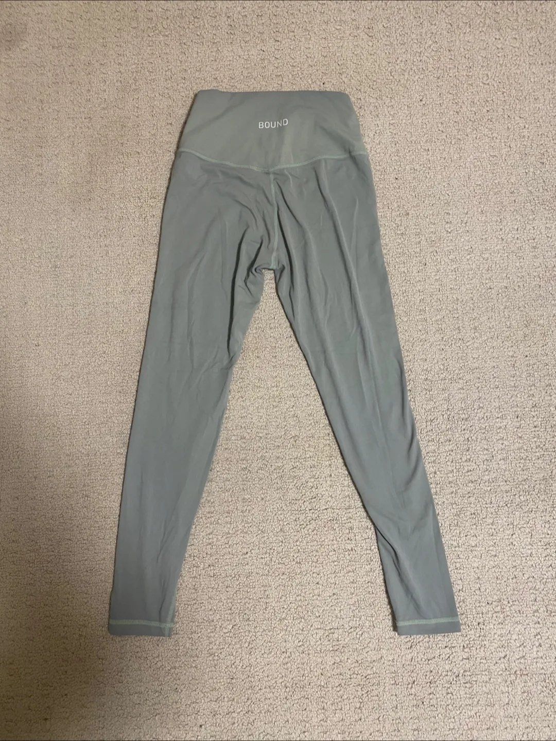 Bound High-Waisted Sage Green Leggings image indicator(2)