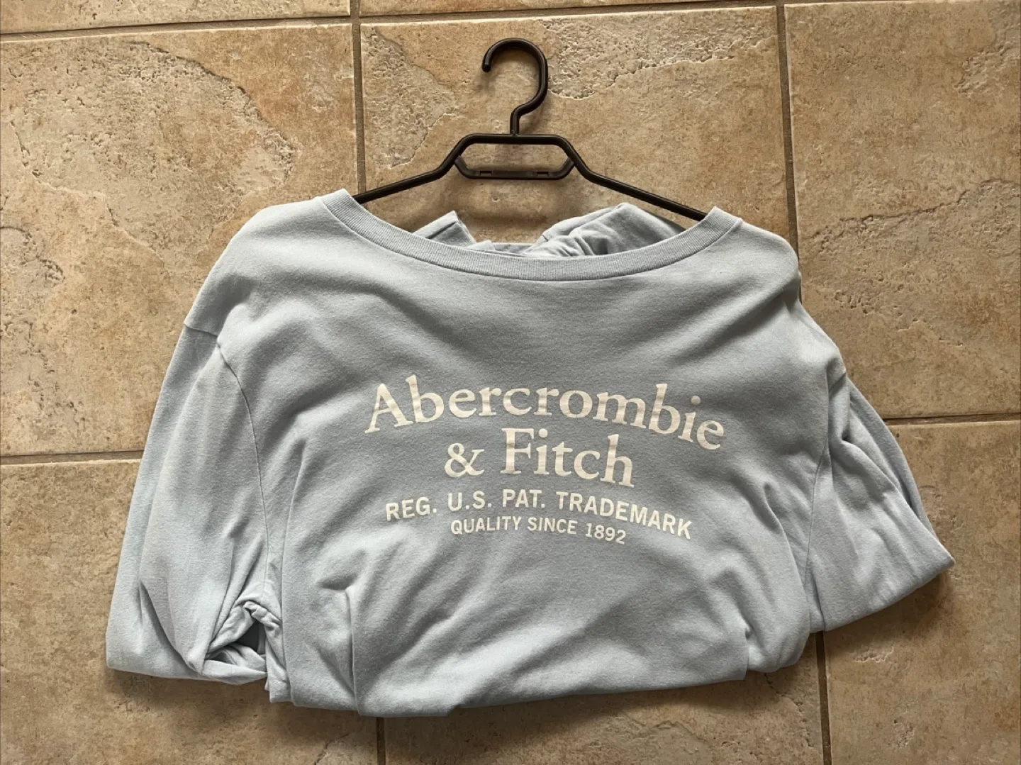 Brand New Abercrombie and Fitch Long Sleeve Logo Tshirt - Large image indicator(5)