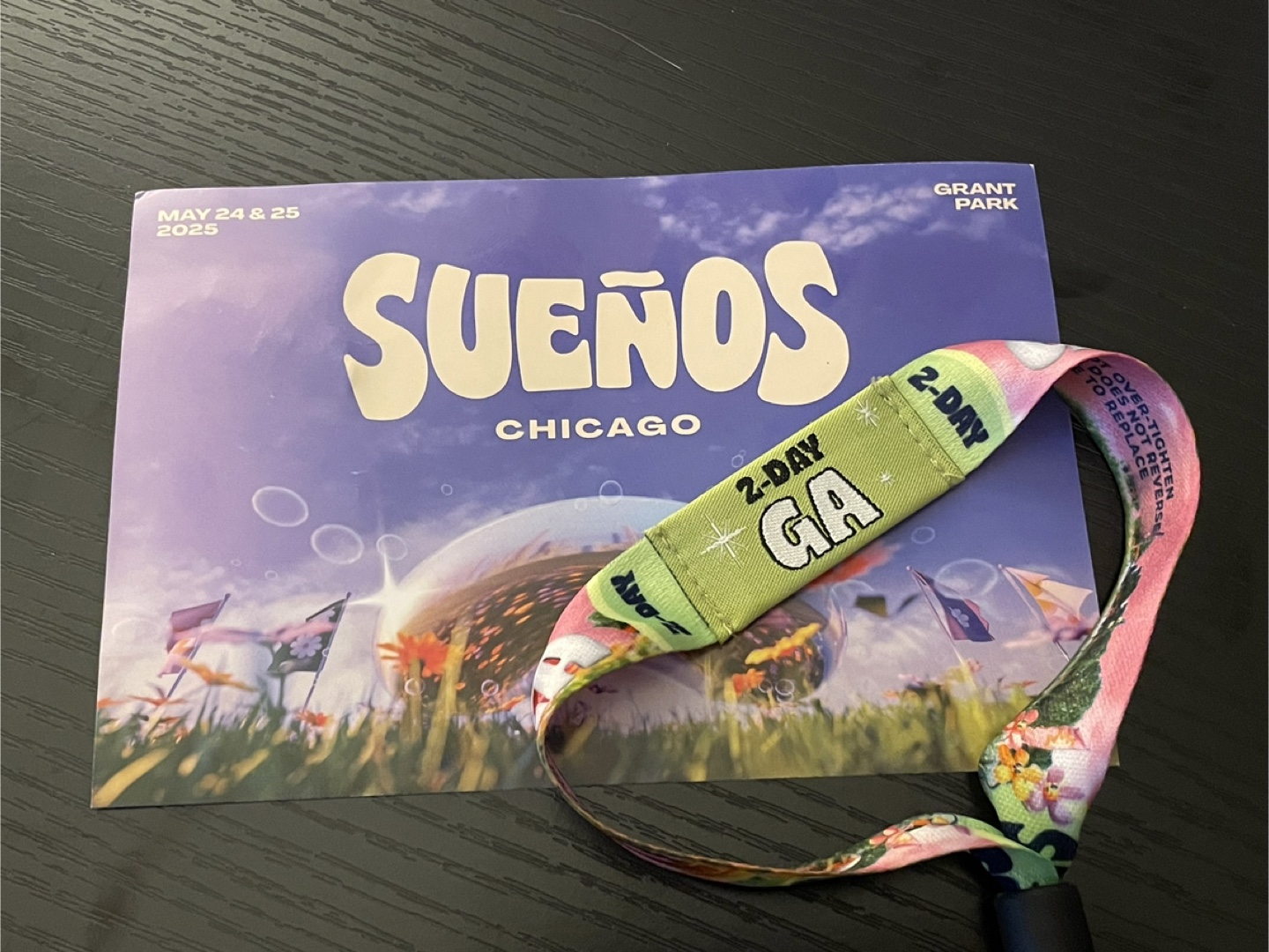 Sueños Festival 2025 - 2-Day GA Wristband - $260 OBO