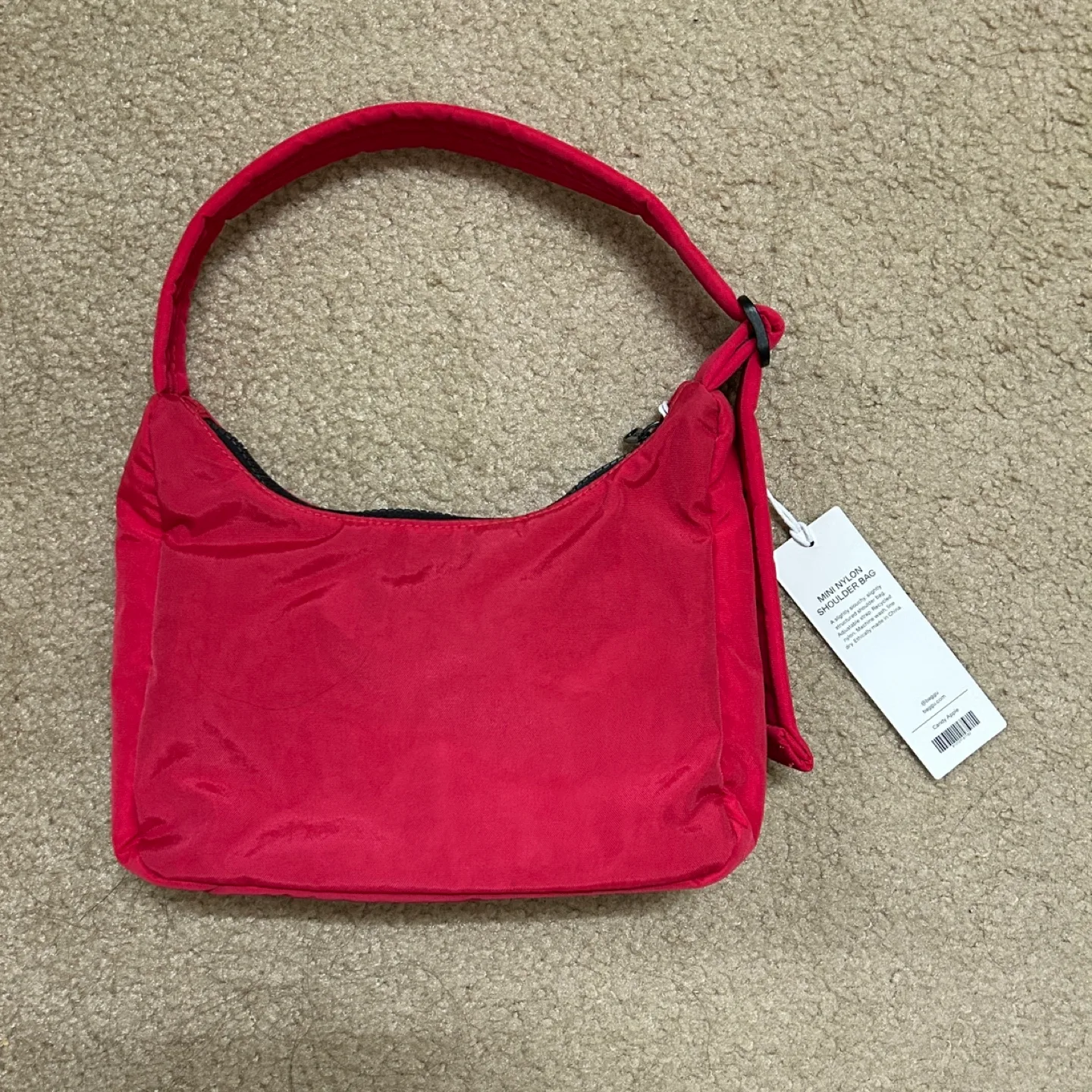 NWT Baggu Mini Nylon Shoulder Bag - Red image indicator(3)