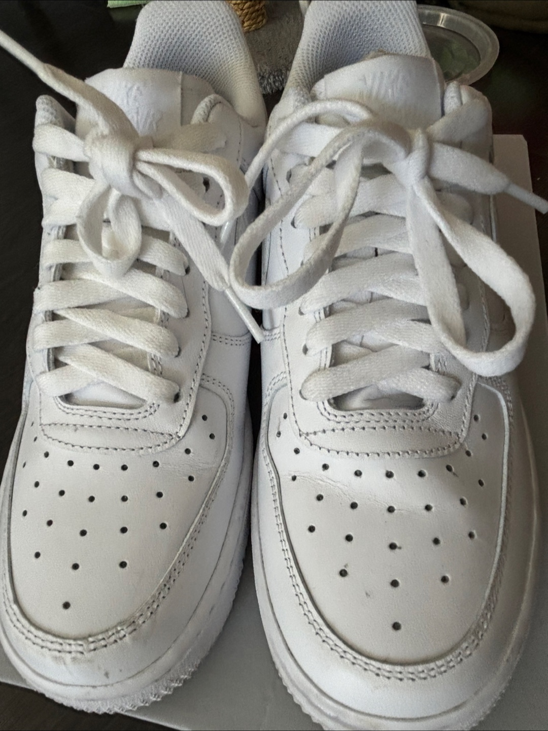 Women's Nike Air Force 1 '07 White Sneakers - Size 8 - photo 4