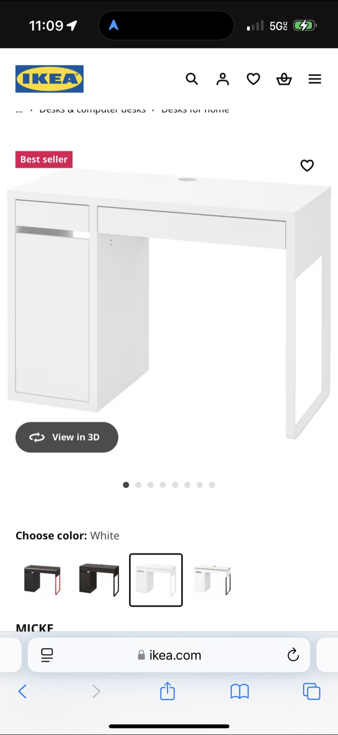 Chair and ikea desk - photo 2